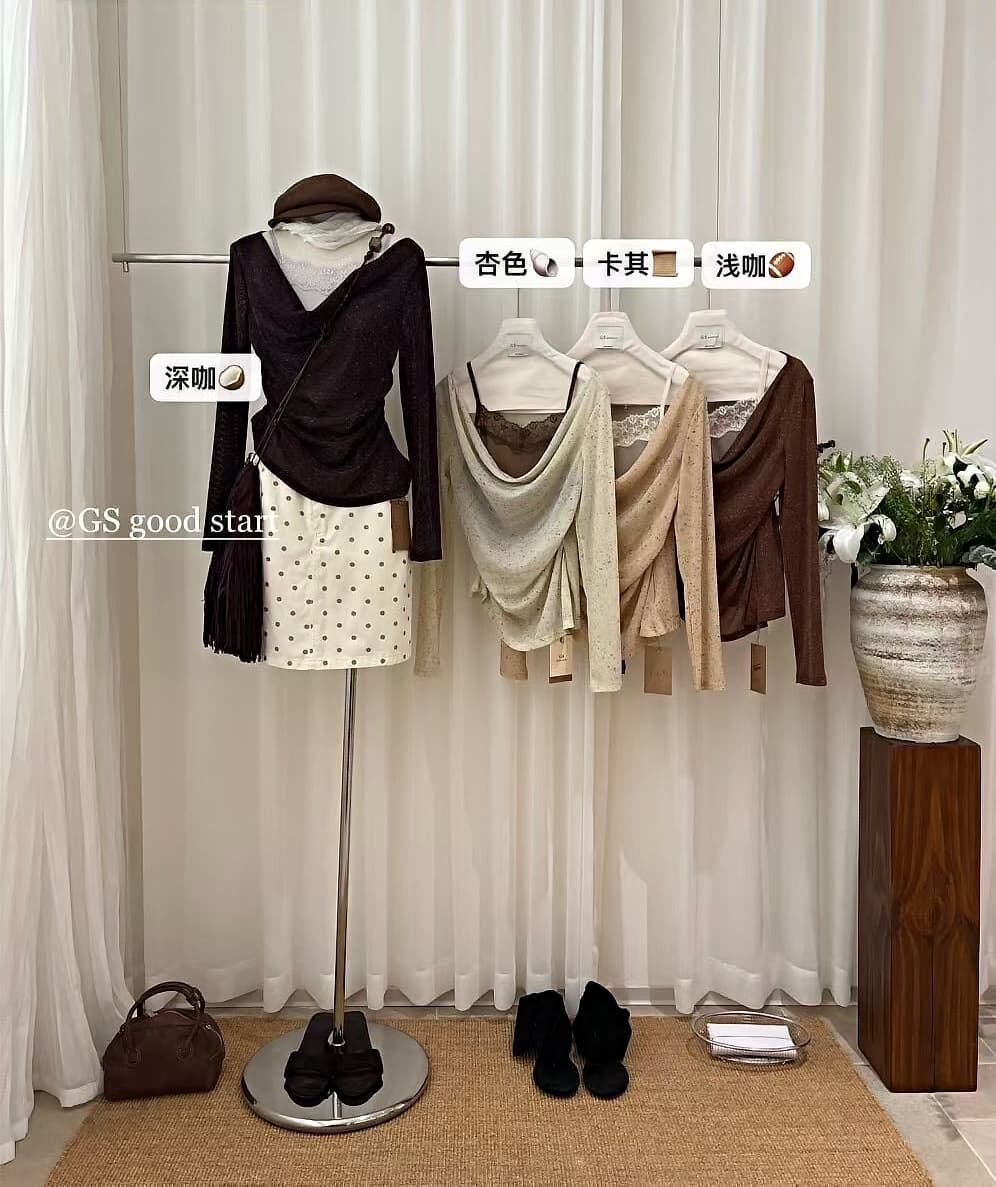 광저우 열세 개 가을 켜기 새로운 한 부서 품격 작은 여자 홀치기 염색 배색 페이크 레이어드 작은 셔츠 상세 이미지 7