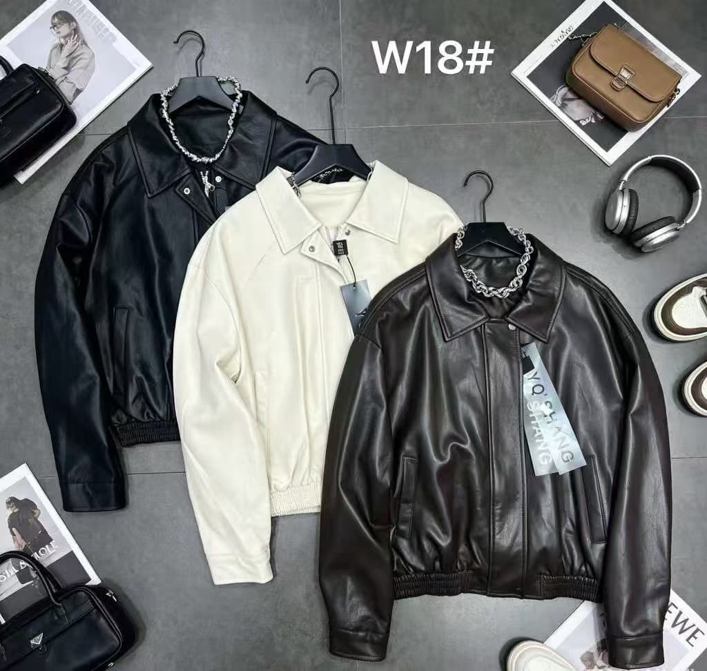 차가운 핫걸 pu 가죽 재킷 쇼트 스타일 재킷 2026 가을 겨울 새로운 ins 트렌디 한일 ootd 아메리칸 거리 바람 오토바이 여성 k 상세 이미지 1