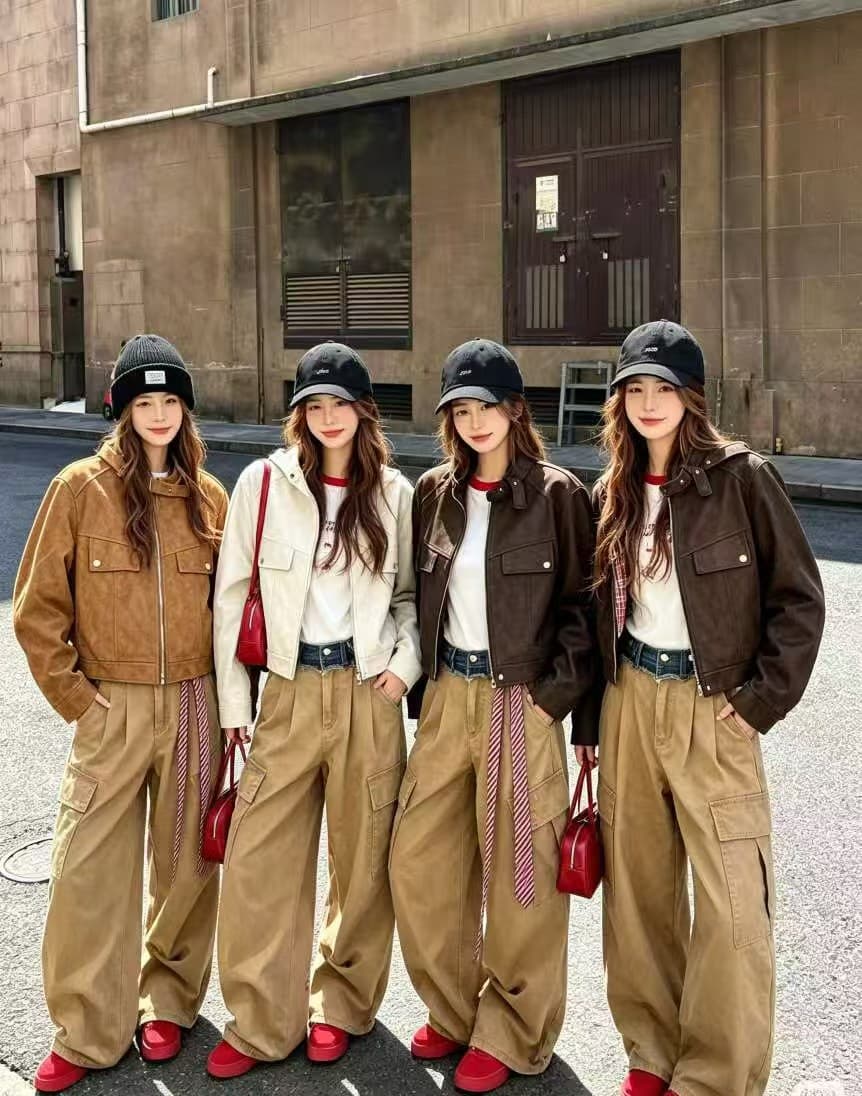 차가운 핫걸 사슴 가죽 재킷 쇼트 스타일 지퍼 금속 센스 오토바이 여성 패션 2026 가을 겨울 새로운 ins 트렌디 친구 록 f 상세 이미지 5