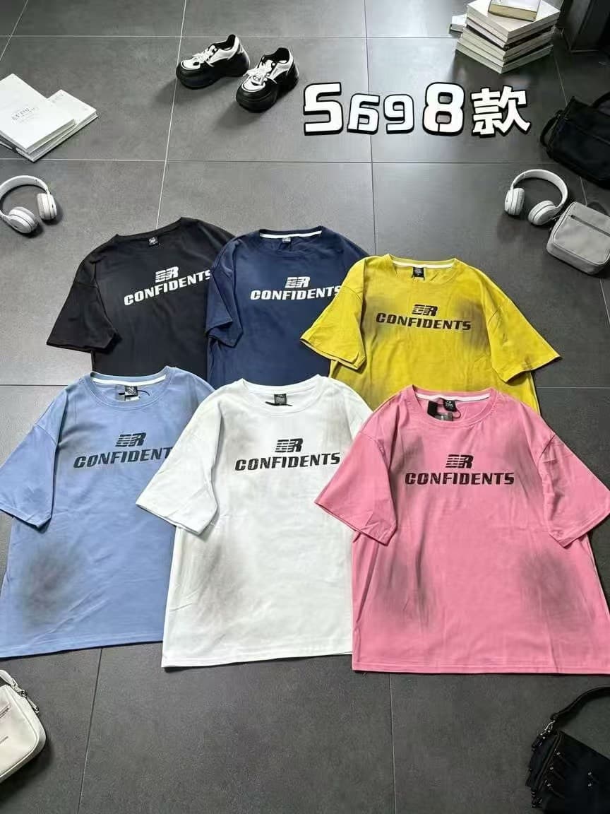 차가운 핫걸 말 骝 스프레이 느긋한 남자 친구 oversize 루즈핏 빅 사이즈 반팔 티셔츠 2026 아모이 ins 트렌디 한일 상세 이미지 1