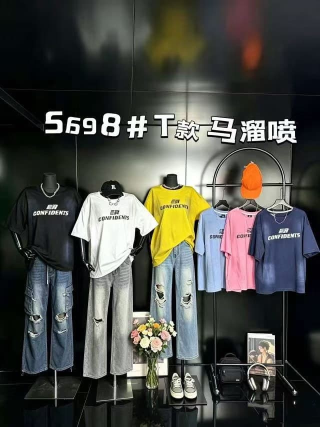 차가운 핫걸 말 骝 스프레이 느긋한 남자 친구 oversize 루즈핏 빅 사이즈 반팔 티셔츠 2026 아모이 ins 트렌디 한일 상세 이미지 18