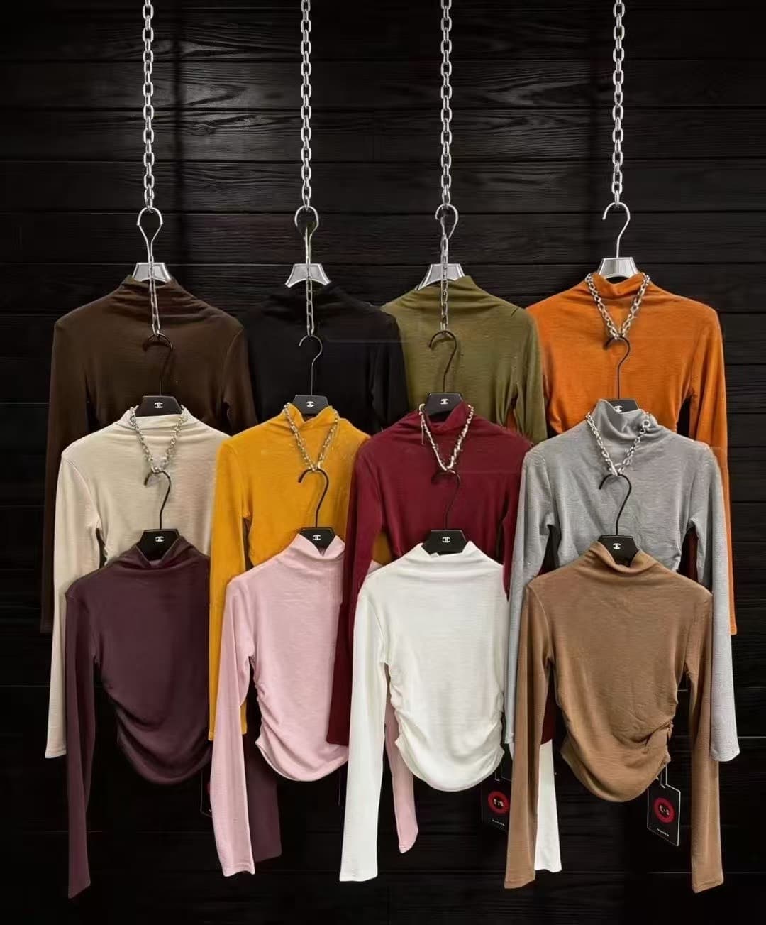 차가운 핫걸 스탠드 칼라 대나무 마디 눈꽃 원단 부드러운 찹쌀 신축성 수신 Pleat 허리 슬림해 보이는 2026 가을 겨울 새로운 만나는 ins 트렌디 k 상세 이미지 3