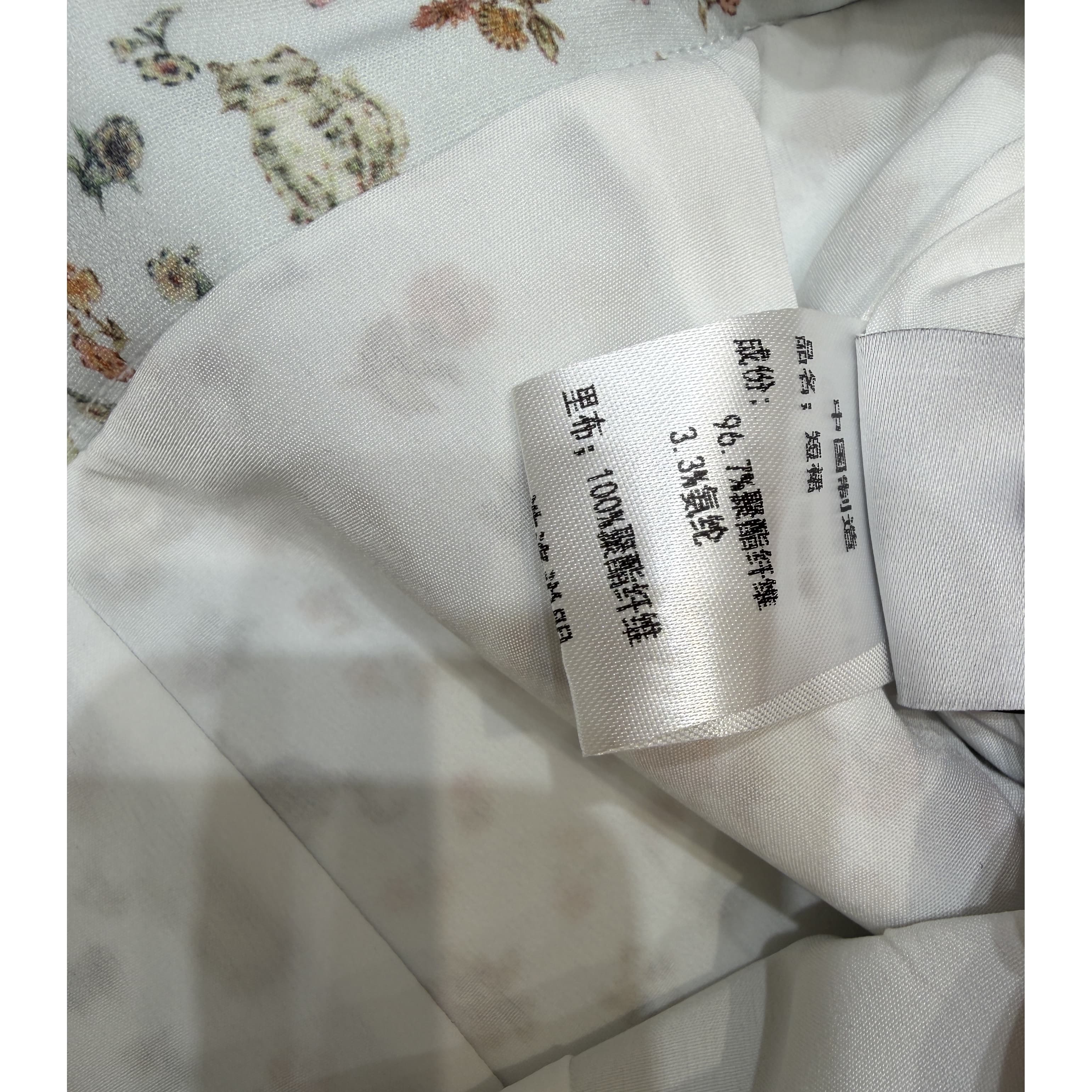 버섯 찹쌀 찹쌀 고양이 프린트 짧은 치마 6045-000-0322 이미지 5