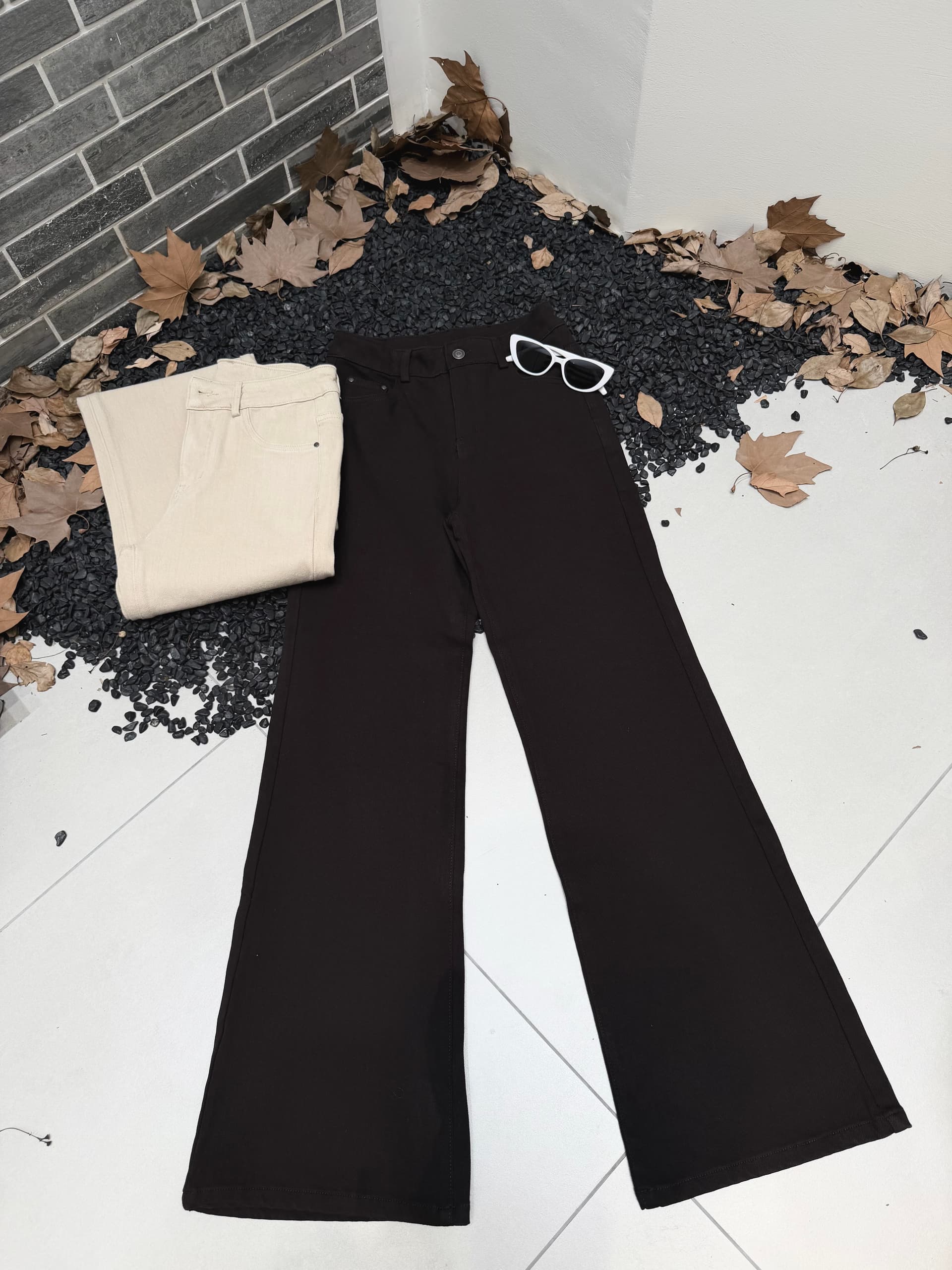 버섯 찹쌀 찹쌀 사면 신축 카드 코드 슛 작은 얕은 카키 색 깊은 커피 색상 청바지 6060-004-0310 상세 이미지 8