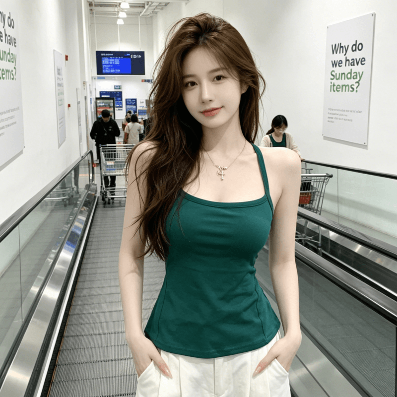 핫걸 십자가 스트랩 백리스 캐미솔 여름 인사이드 가져 가라. 만나는 외출용 하나 행침 목 튜브탑 맨위
