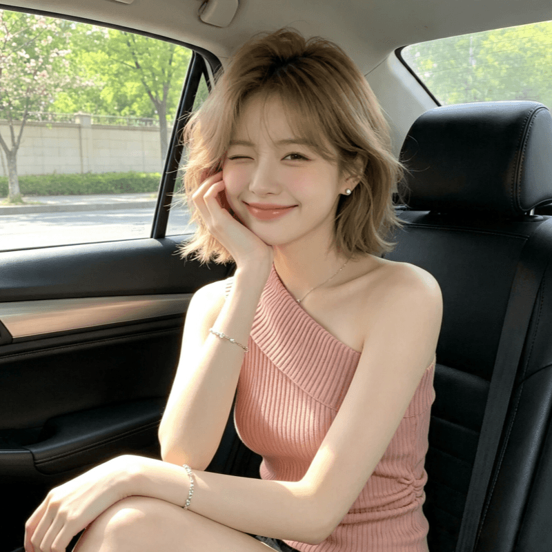 넓은 측면 비스듬한 어깨 니트 조끼 외출용 여성 여름 몸매 가꾸기 슬림해 보이는 품격 쇼트 스타일 디자인 센스 작은 대중 민소매 맨위 상세 이미지 5