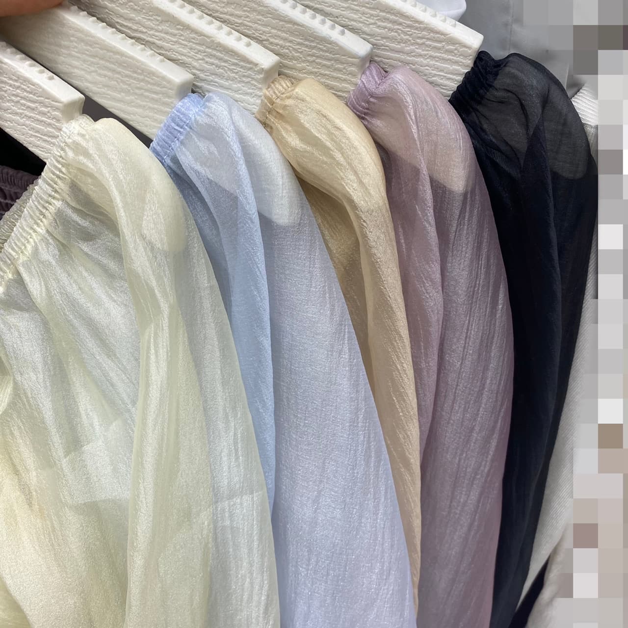 주문 재고 있음 한국 디자인 센스 스트랩 시폰 셔츠 여성 프랑스식 부드러운 바람 달콤함 연령 감소 광장 칼라 긴팔 맨위 상세 이미지 2