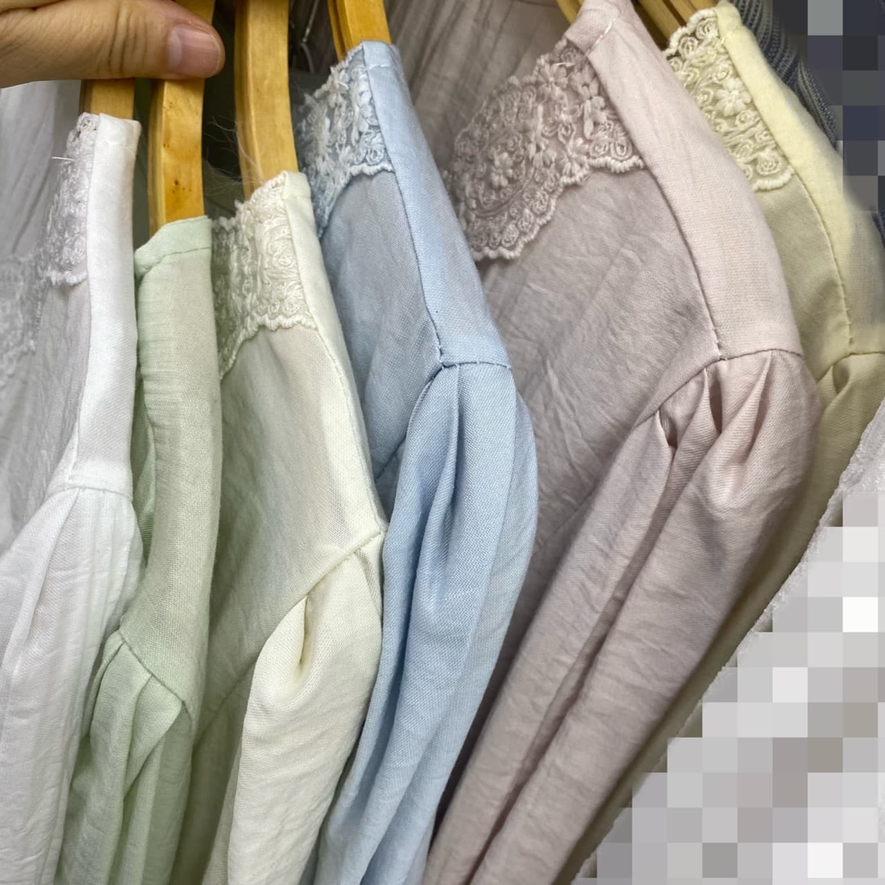 재고 있음 순수한 욕망 바람 나비 넥타이 긴팔 여성 셔츠 가을 새로운 지방 mm 홀로우 아웃 레이스 레이스 V넥 맨위 상세 이미지 2