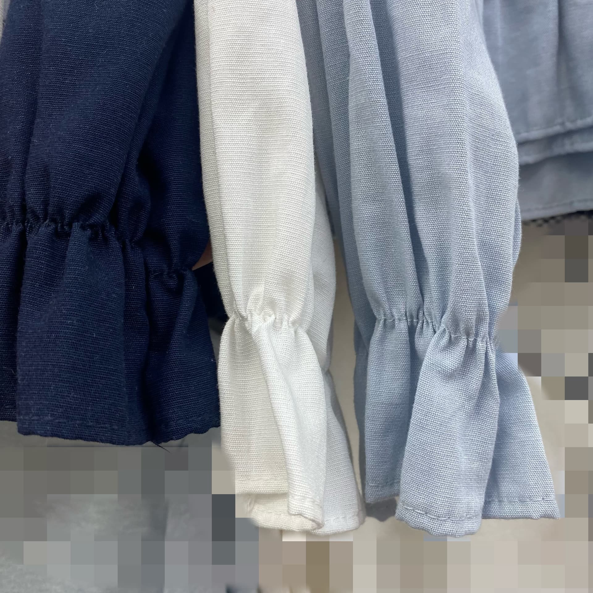 재고 있음 한 부서 부드러운 바람 프릴 스탠드 칼라 긴팔 여성 셔츠 봄 가을 작은 대중 루즈핏 연령 감소 다용도 맨위 트렌디 상세 이미지 2
