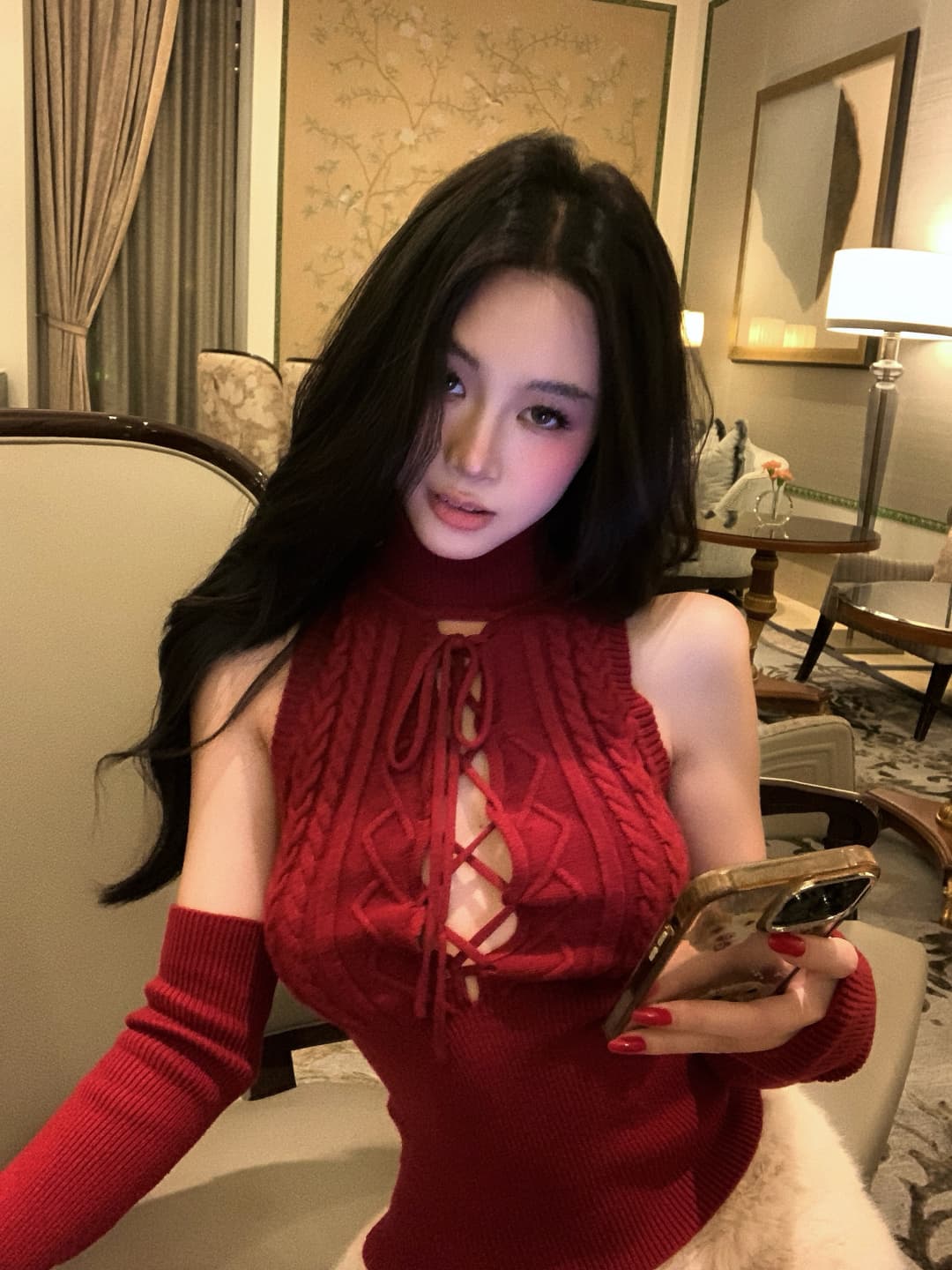실사 정가 터틀넥 니트 조끼 여성 2025 겨울 새로운 몸매 가꾸기 오프숄더 기본 셔츠 인사이드 잡아라. 의류