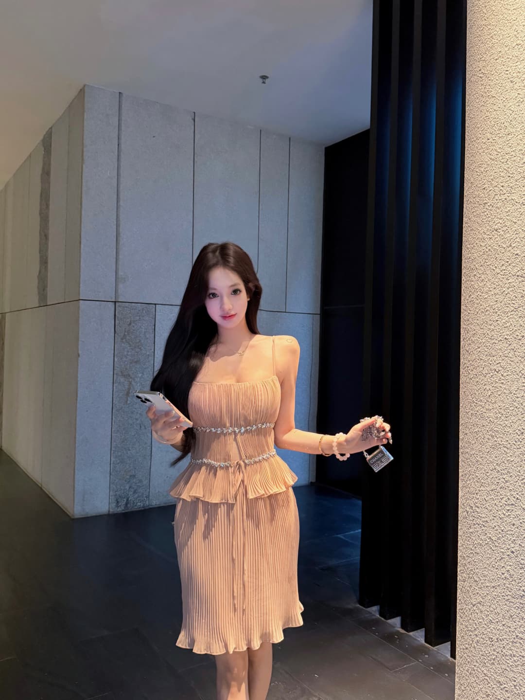 실사 정가 훈련 빛 매번 여름 순수한 욕망 절묘한 슬립 반신 스커트 미니 스커트 품격 투피스 세트 상세 이미지 11
