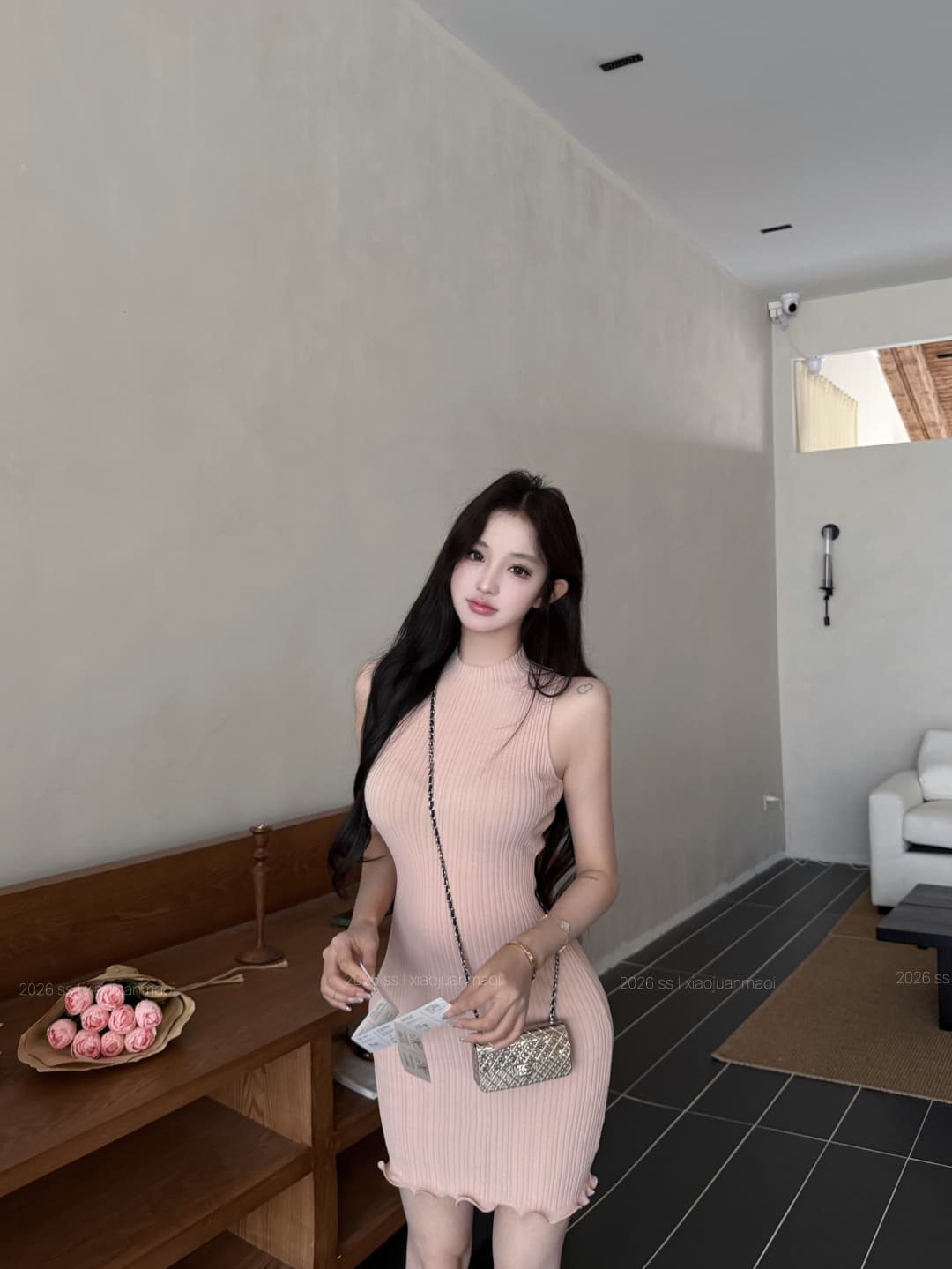 실사 정가 하트 비트 연애 편지 간판 수여 됨 치마 아름다운 드레스 맨위 자외선 차단 오픈 가디건 상세 이미지 10