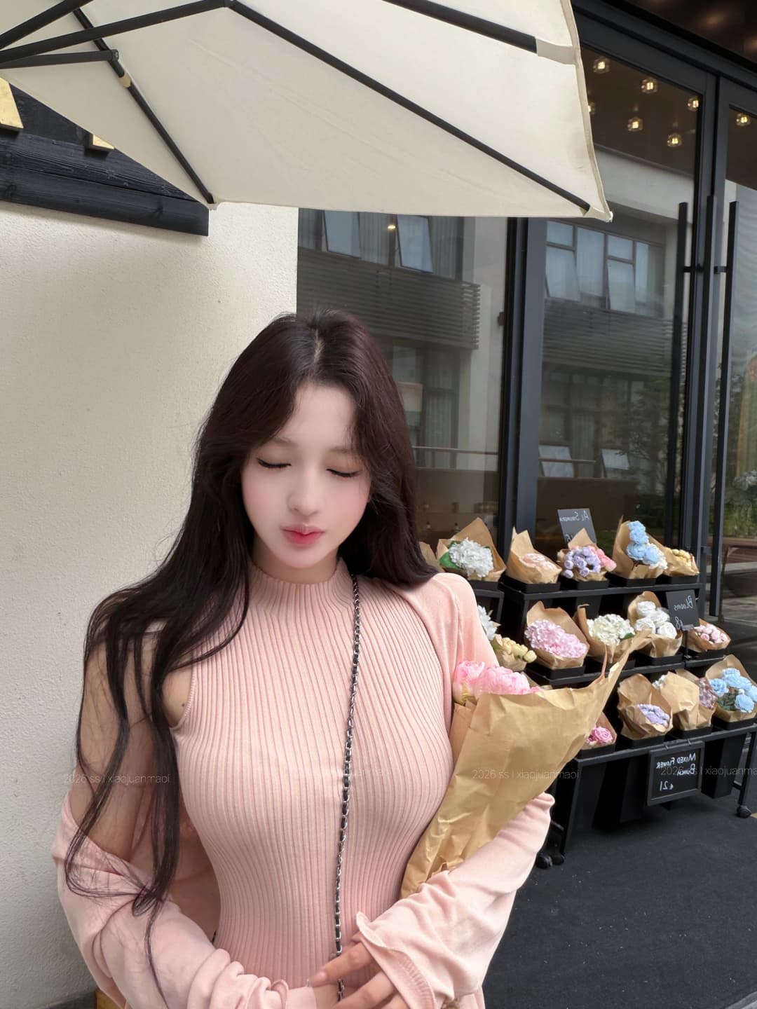 실사 정가 하트 비트 연애 편지 간판 수여 됨 치마 아름다운 드레스 맨위 자외선 차단 오픈 가디건 상세 이미지 11