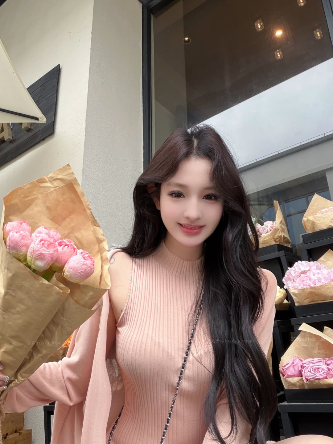 실사 정가 하트 비트 연애 편지 간판 수여 됨 치마 아름다운 드레스 맨위 자외선 차단 오픈 가디건 상세 이미지 12