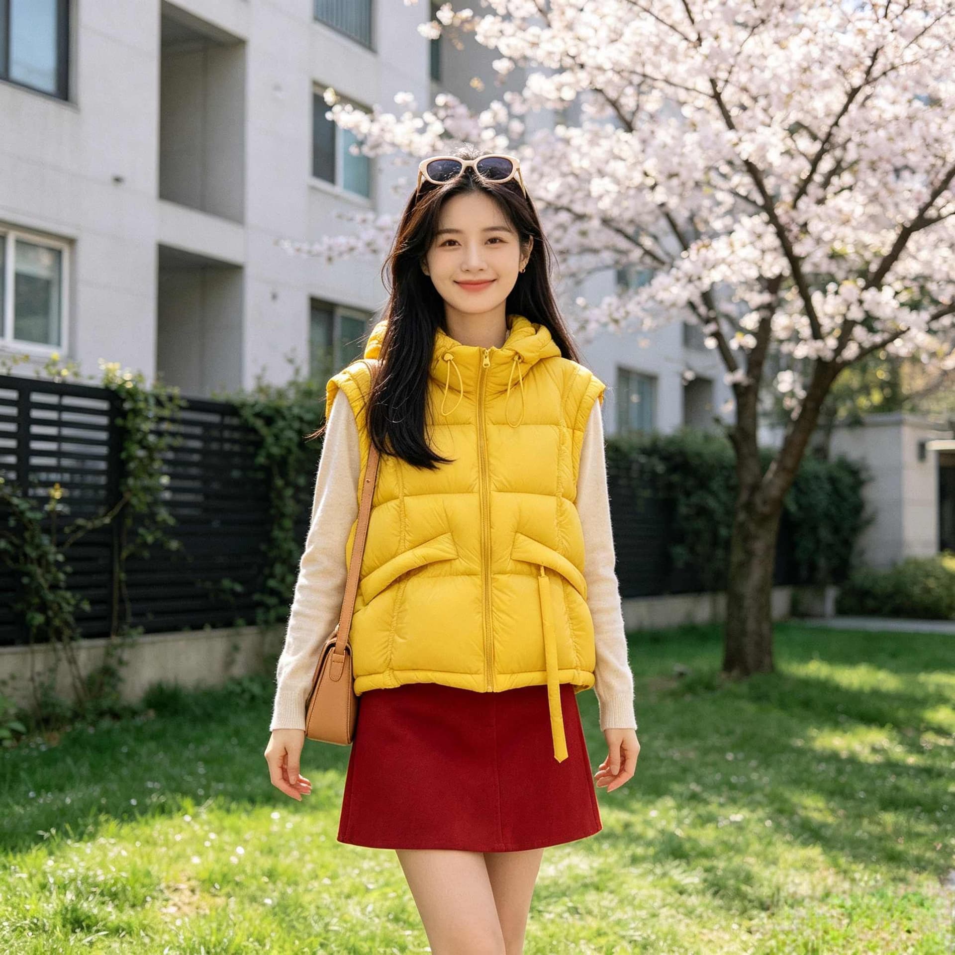 부드러운 바람 연령 감소 루즈핏 빅 사이즈 작은 키 민소매 어깨 두꺼운 보온 면 의류 조끼 재킷 여성 레저 트렌디 상세 이미지 8