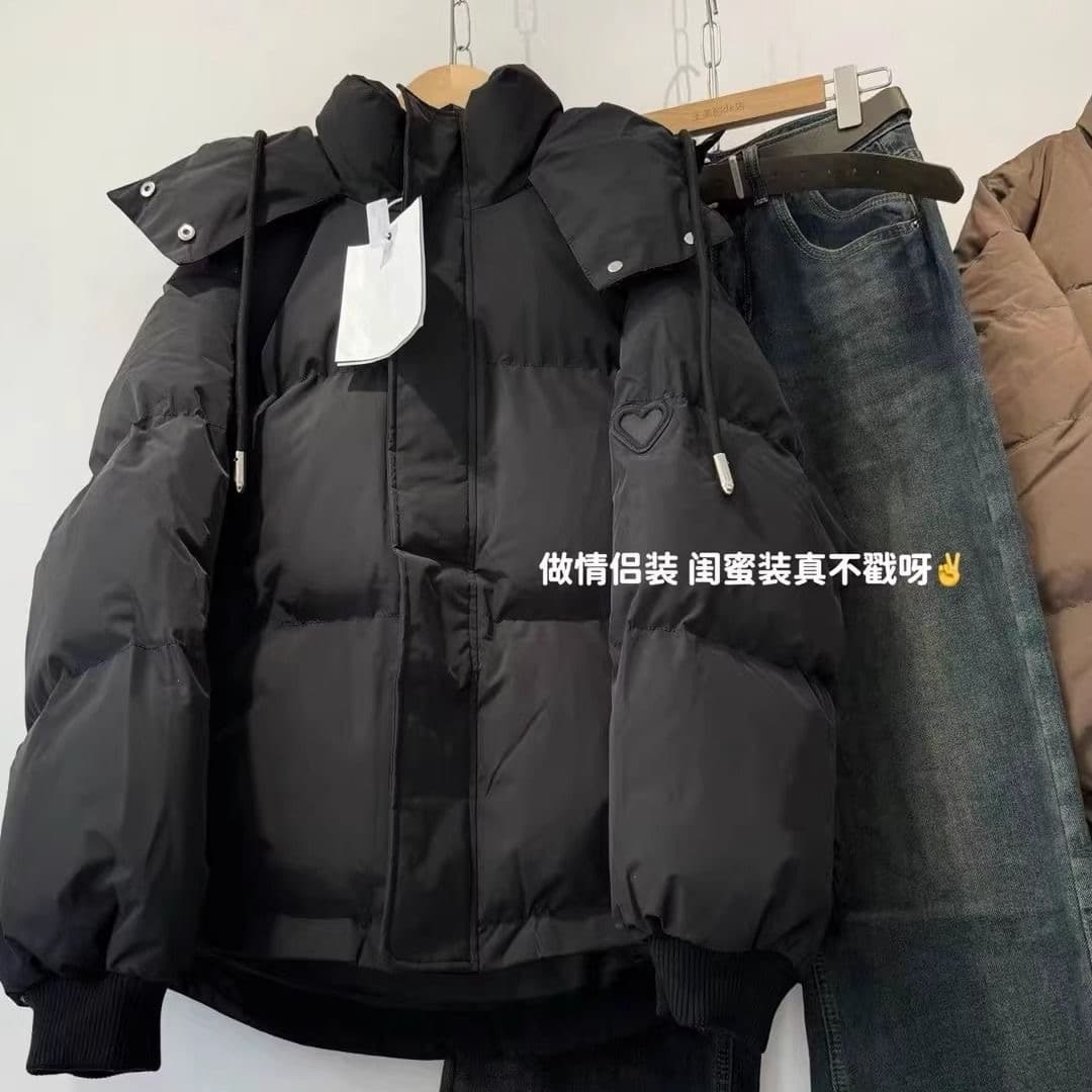 학생 출퇴근 면 의류 후드 겨울 목화 진딧물 새로운 루즈핏 두꺼운 한국 스타일 학생 면 옷 재킷 캐주얼 트렌드 상세 이미지 11