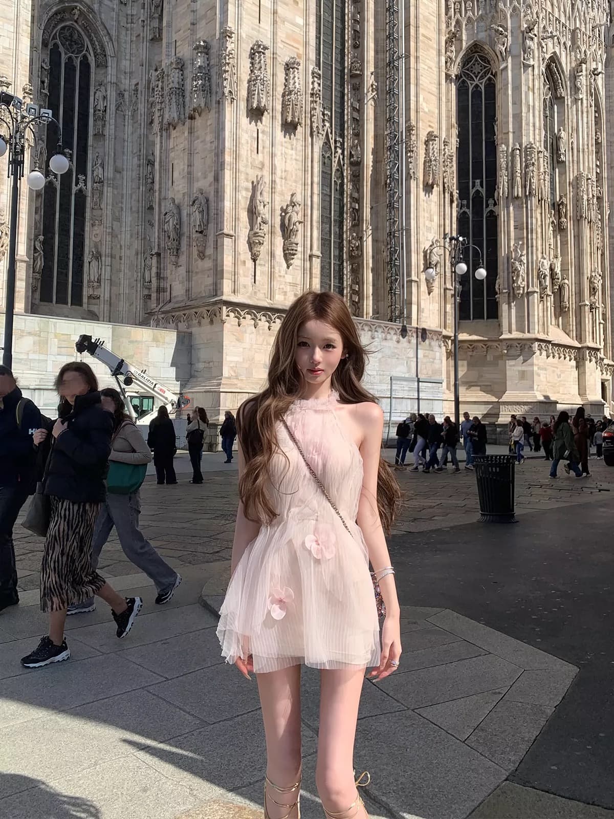 너 ~ 중 게으른 llanrome. 난파선 보물 둘 색상 똑똑한 3 차원 수공 꽃 망사 드레스