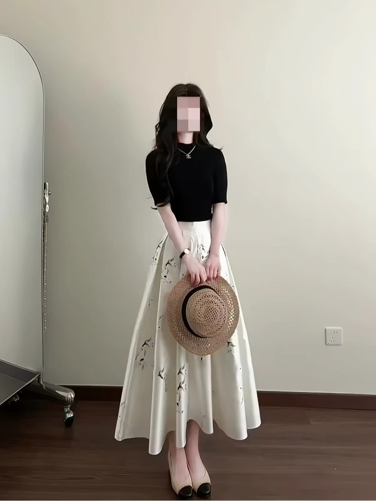 한 부서 고급 센스 착용 가져 가라. 전체 집합 부드러운 바람 고유 한 슈퍼 잘 생긴 맨위 반신 스커트 투피스 슈트 상세 이미지 1