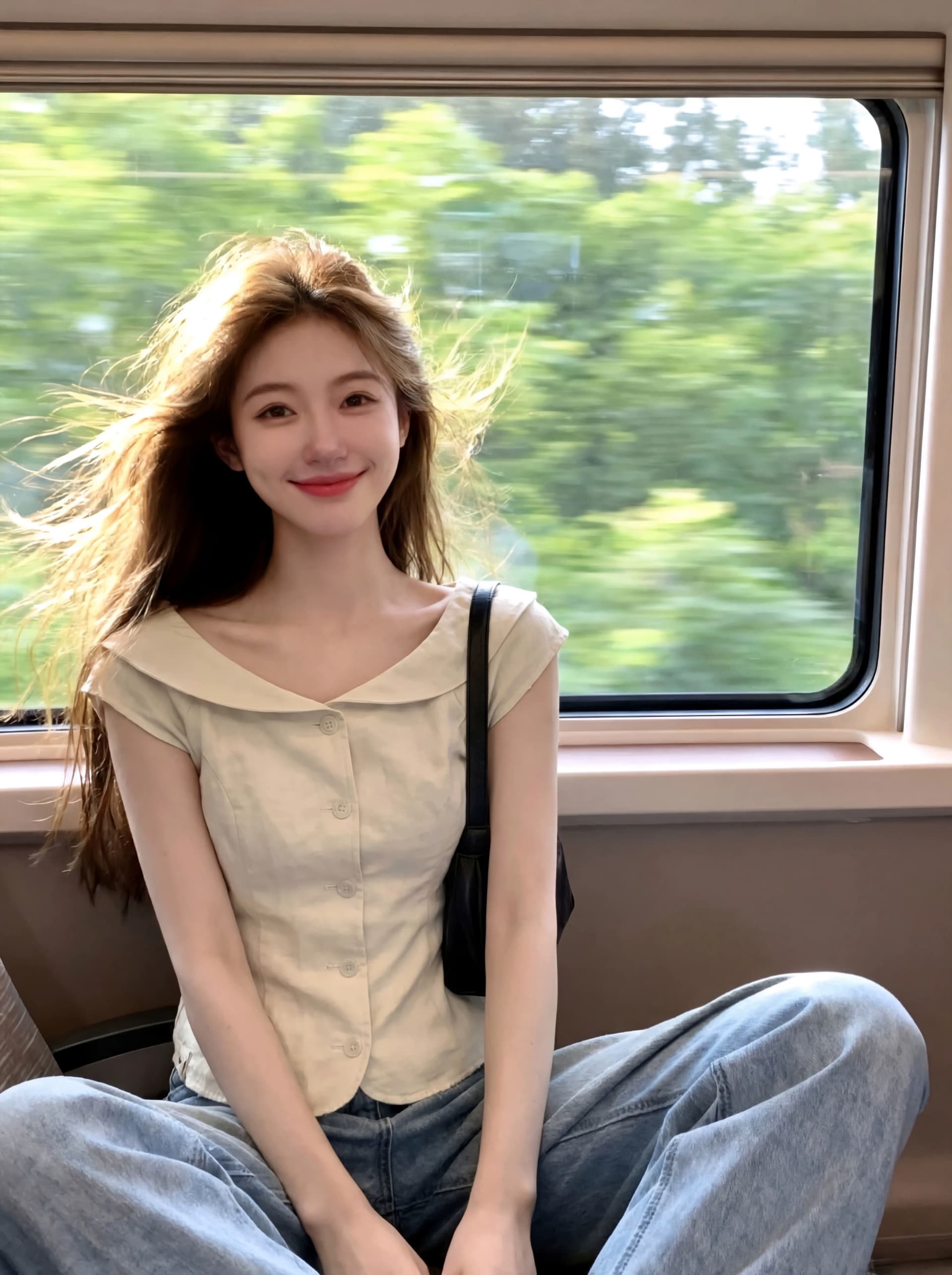 한 부서 ins 부드러운 달콤함 인형 폴로 칼라 작은 셔츠 여성 2026 여름 디자인 센스 연령 감소 몸매 가꾸기 다용도 셔츠 상세 이미지 4
