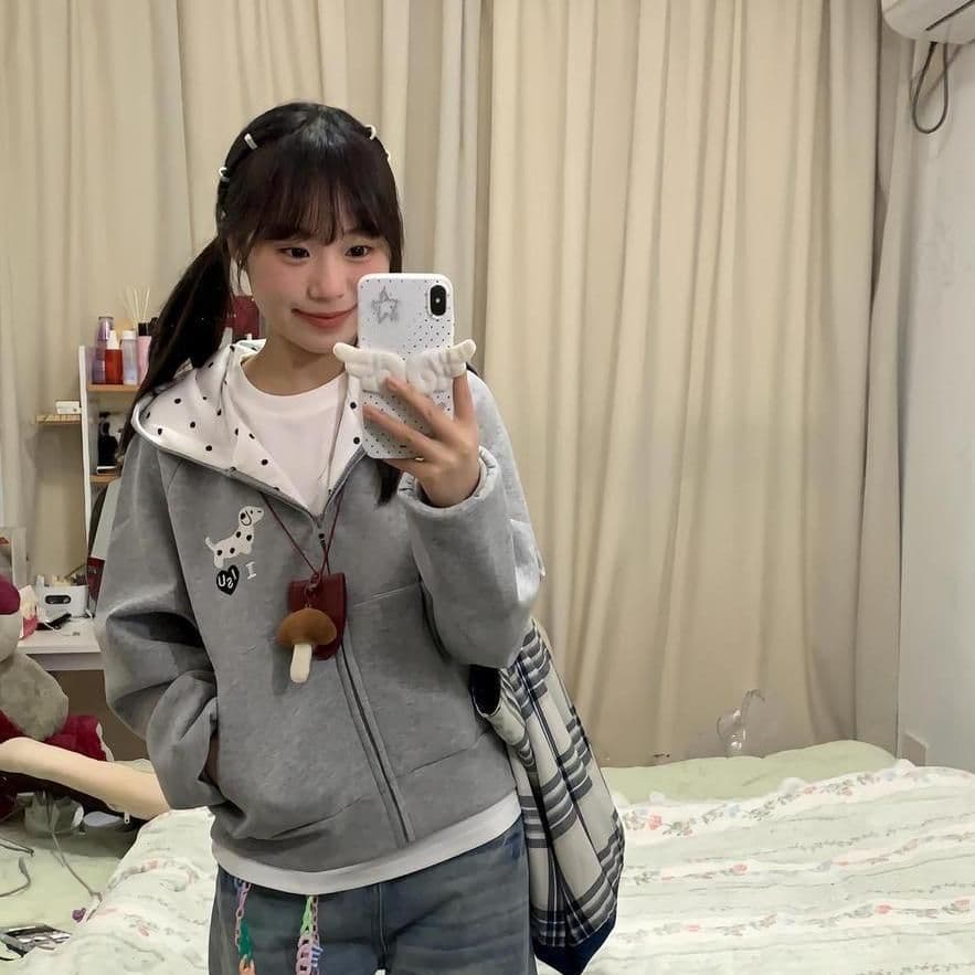 새로운 순면 원본 솜씨 모자 패치워크 도트 무늬 지퍼 양면 패치워크 도트 무늬 자수