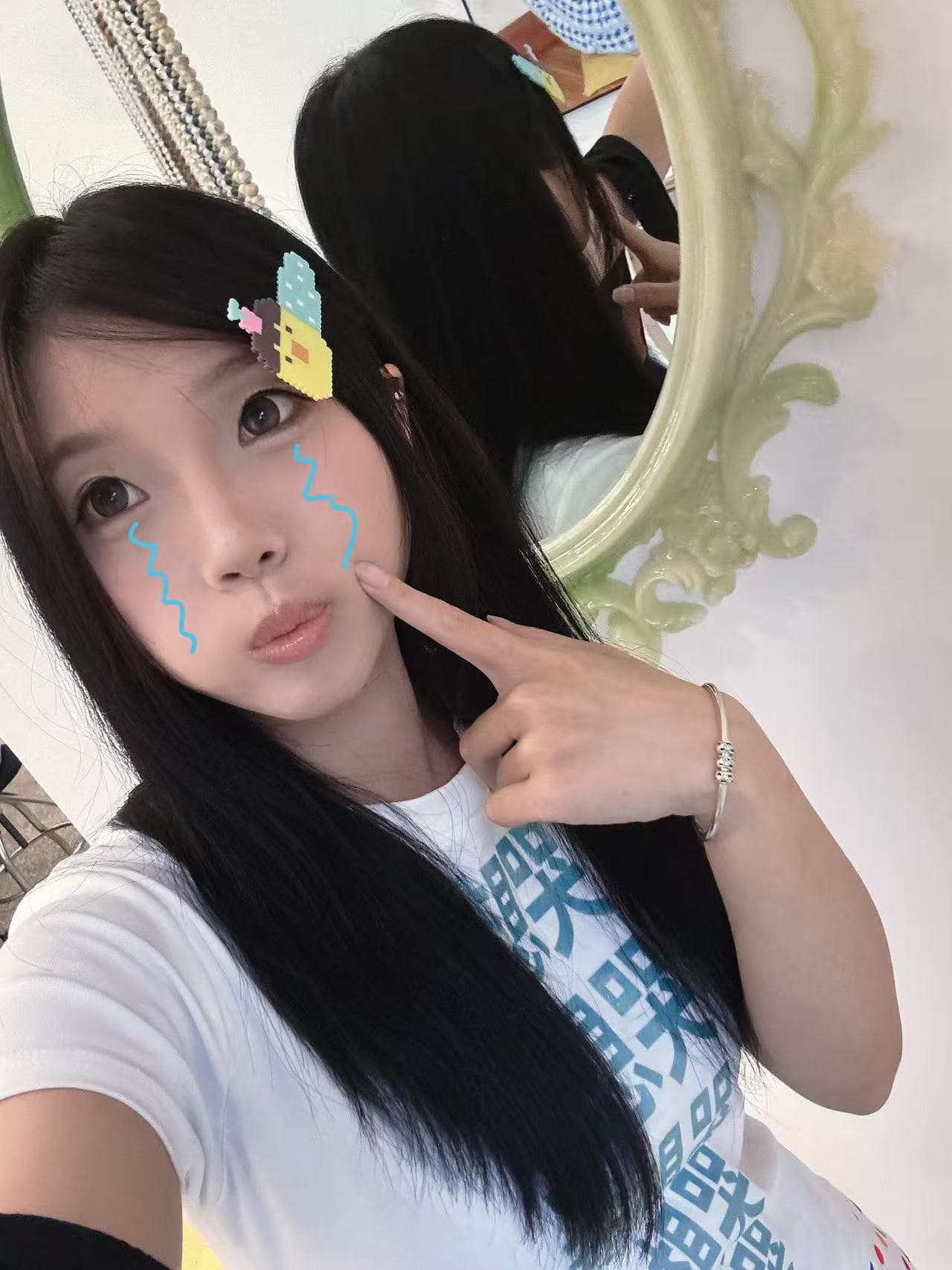 새로운 생방송 품질 이후 패키지 칼라 높은 탄력성 몸매 가꾸기 티셔츠 상세 이미지 3