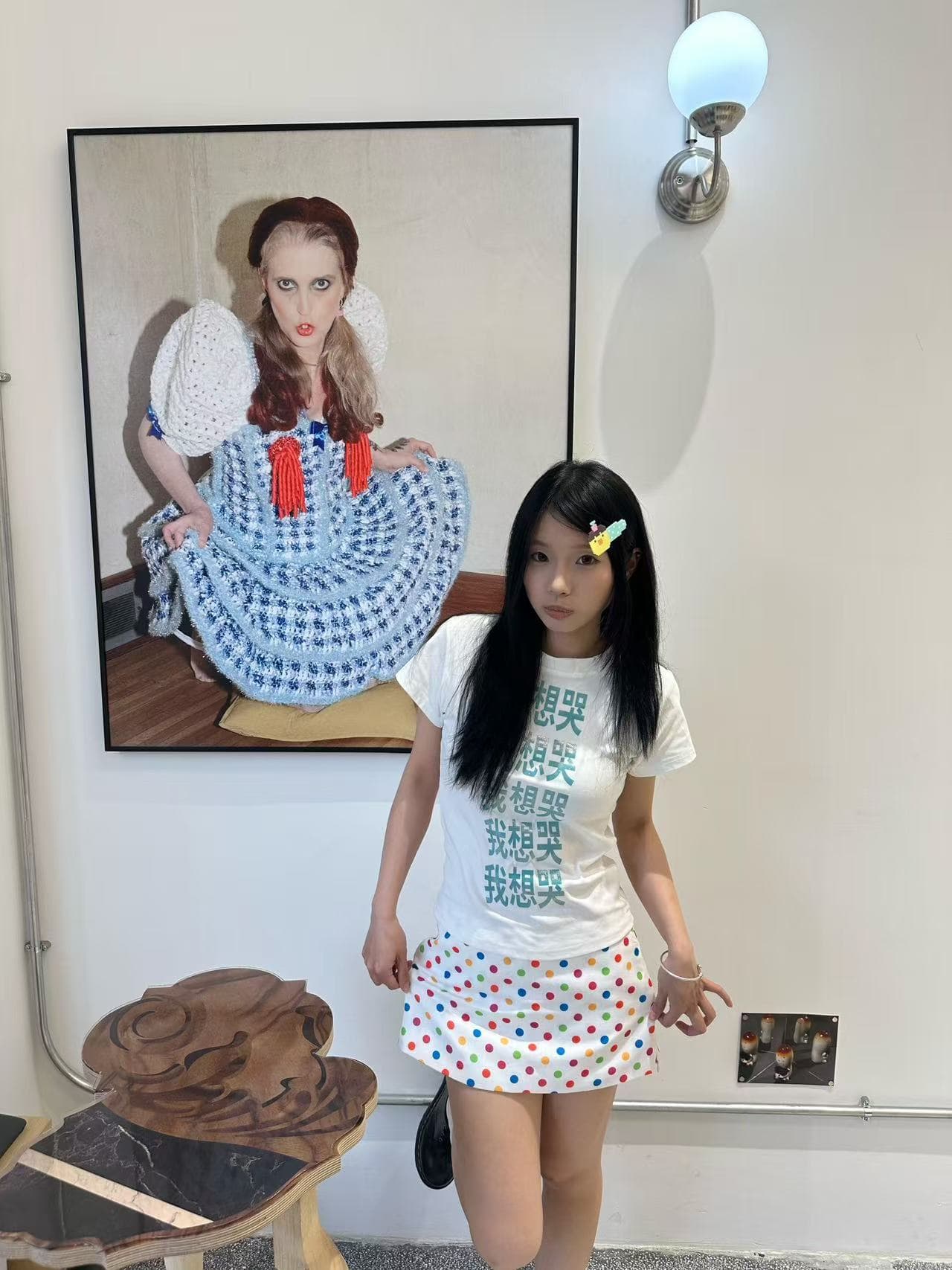 새로운 생방송 품질 이후 패키지 칼라 높은 탄력성 몸매 가꾸기 티셔츠 상세 이미지 4