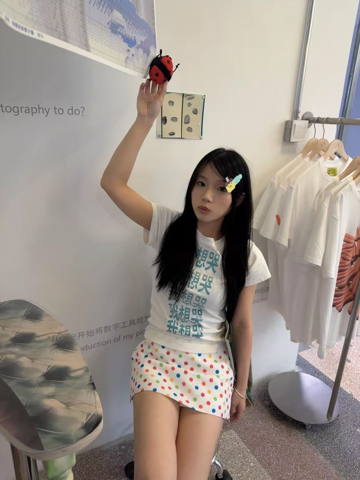 새로운 생방송 품질 이후 패키지 칼라 높은 탄력성 몸매 가꾸기 티셔츠 상세 이미지 6