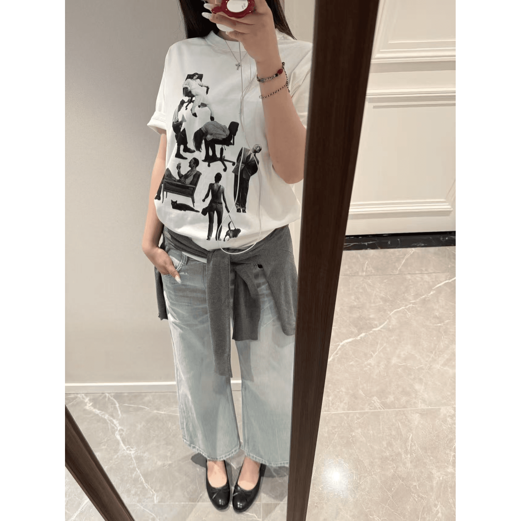 새로운 출처 생방송 품질 이후 패키지 칼라 티셔츠 이미지 5