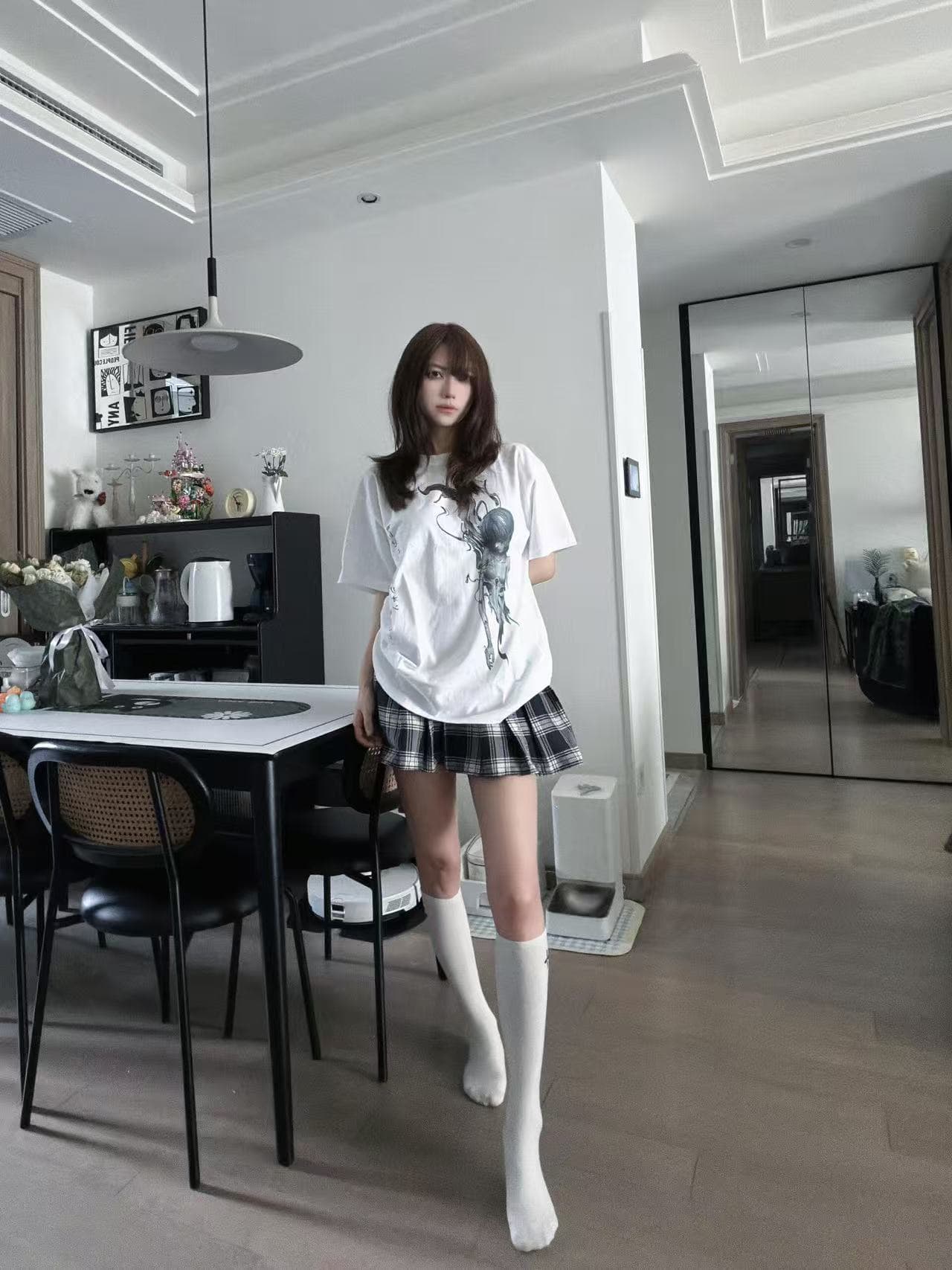 새로운 출처 생방송 품질 애니메이션 프린트 이후 패키지 칼라 t 상세 이미지 4