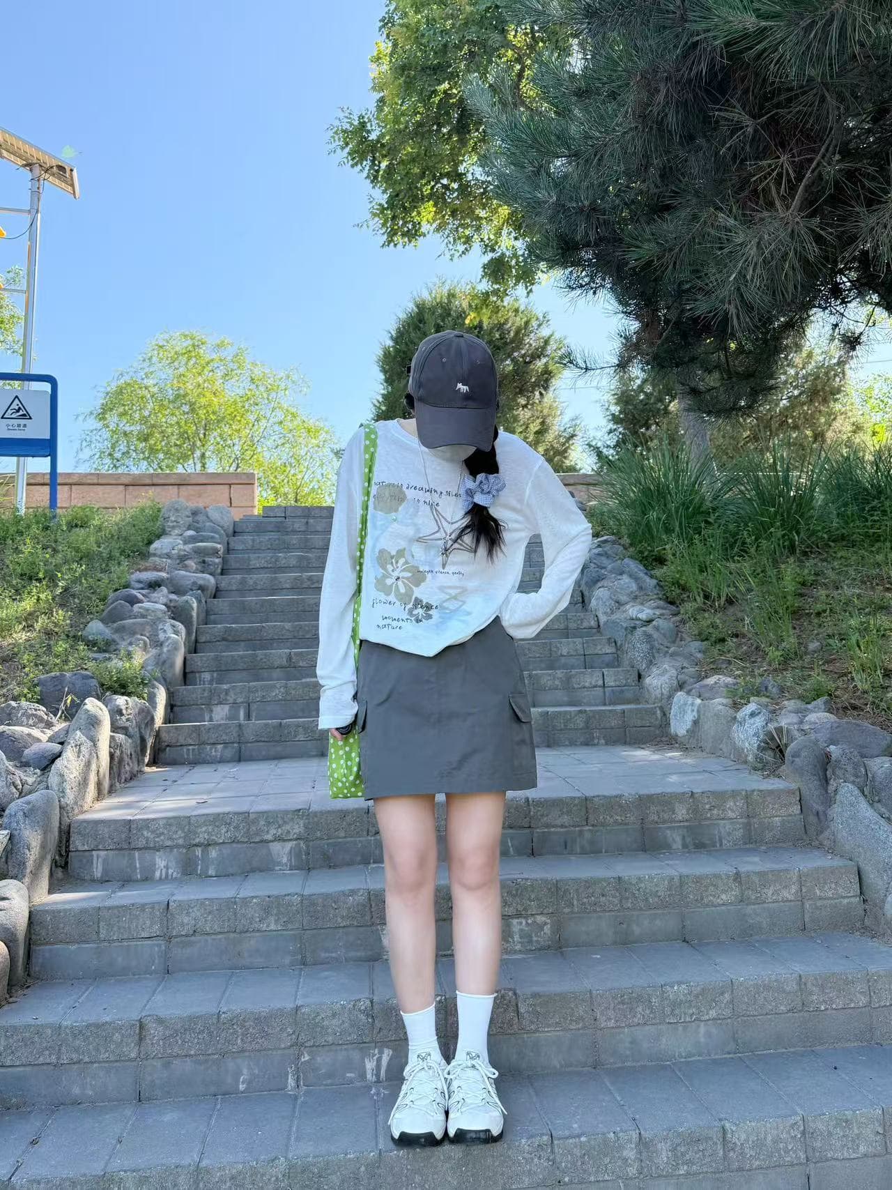 새로운 출처 생방송 품질 별 꽃 긴팔 태양 보호 셔츠 만나는 이미지 4