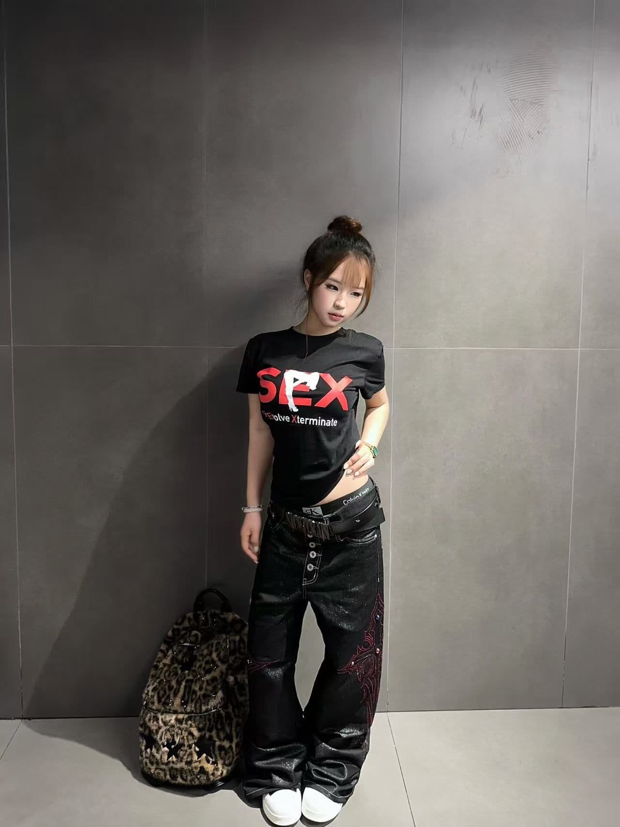 새로운 출처 생방송 품질 이후 패키지 칼라 높은 탄력성 몸매 가꾸기 초상화 알파벳 상세 이미지 6