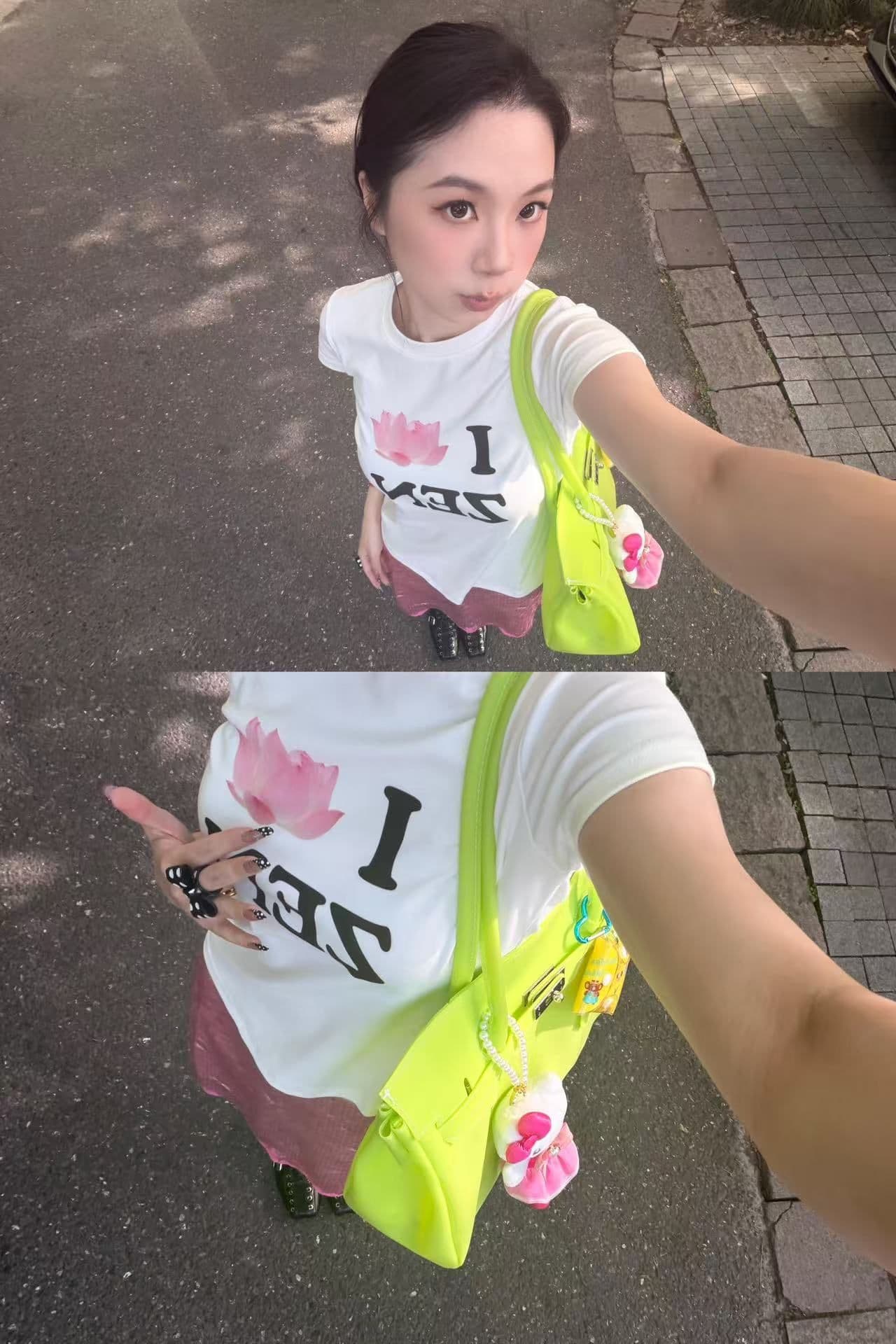 새로운 출처 생방송 품질 이후 패키지 칼라 높은 탄력성 몸매 가꾸기 연꽃 알파벳 상세 이미지 2