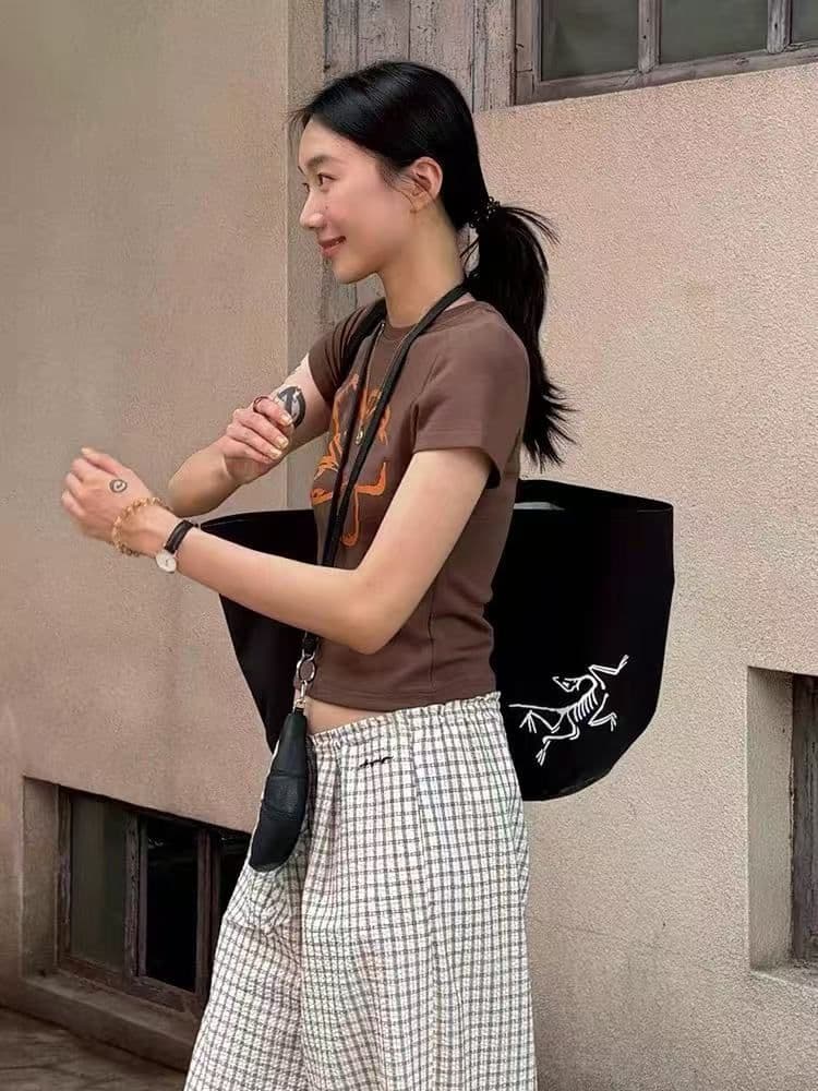 새로운 출처 생방송 품질 이후 패키지 칼라 높은 탄력성 몸매 가꾸기 꽃 프린트 상세 이미지 6
