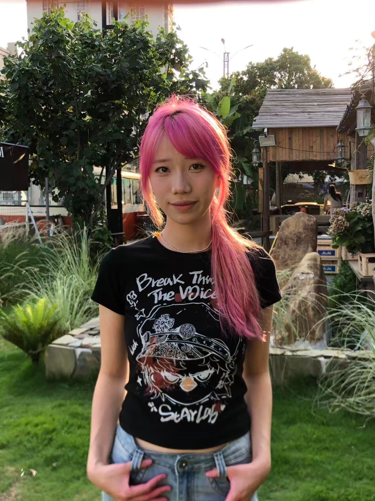 새로운 출처 생방송 품질 이후 패키지 칼라 높은 탄력성 몸매 가꾸기 만화 프린트 이미지 3
