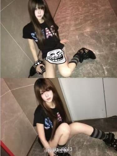 새로운 출처 생방송 품질 이후 패키지 칼라 신축성 몸매 가꾸기 알파벳 프린트 상세 이미지 9
