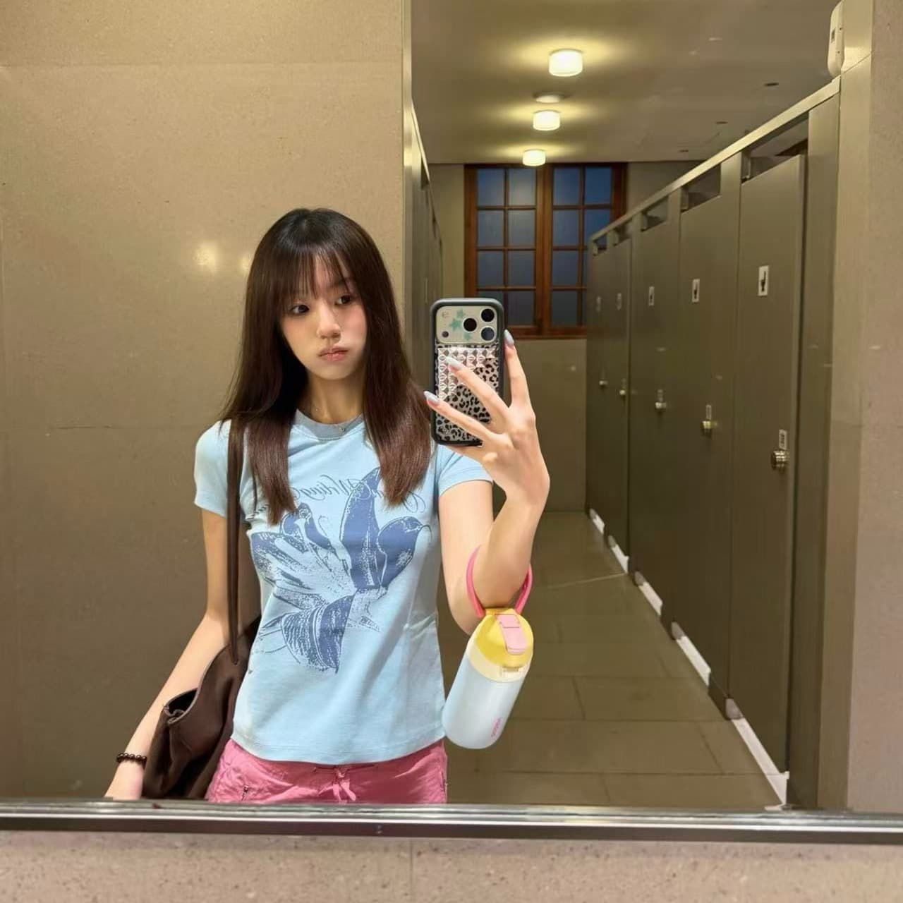 새로운 출처 생방송 품질 이후 패키지 칼라 신축성 몸매 가꾸기 꽃무늬 프린트 이미지 5