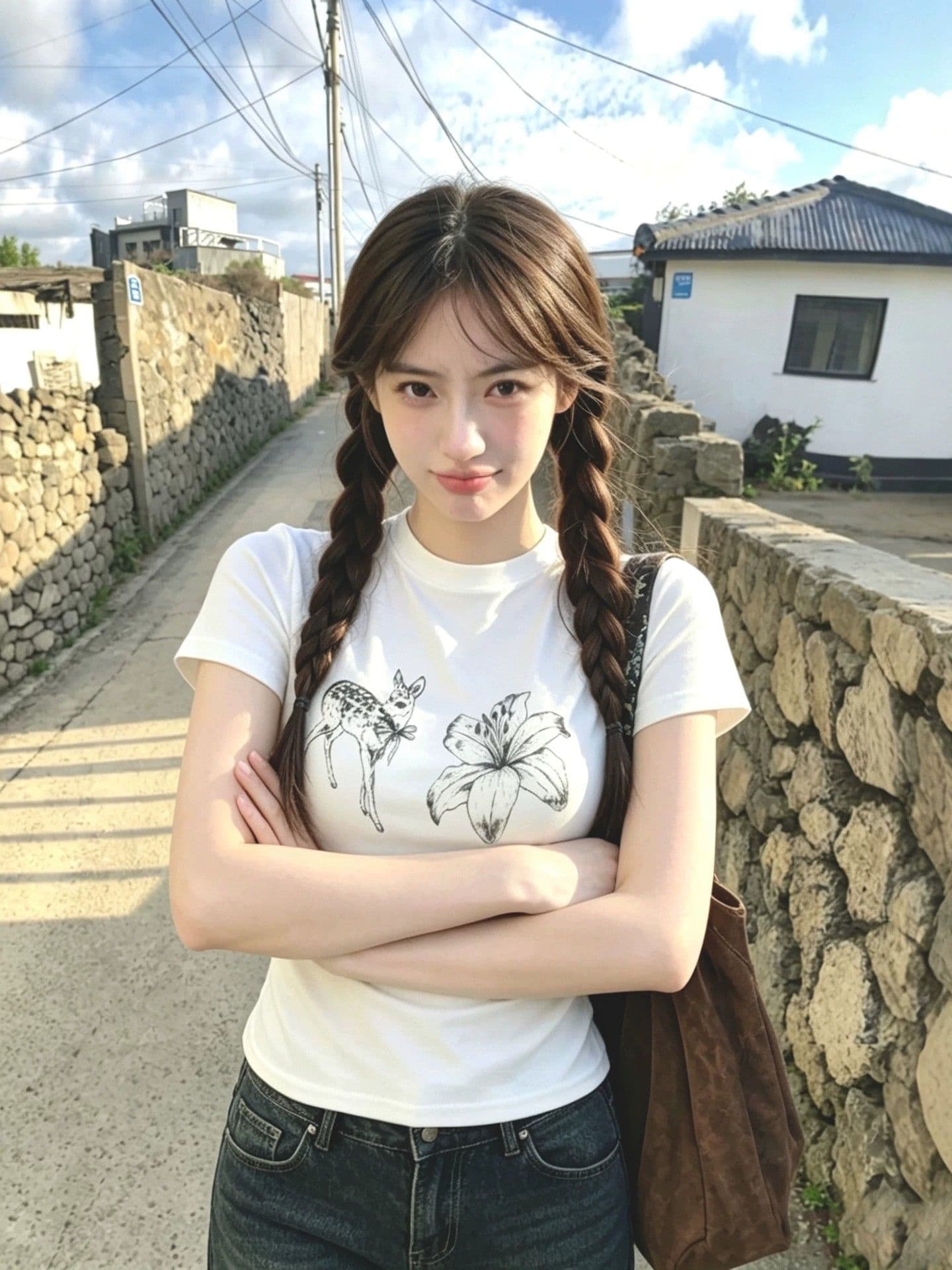 새로운 출처 생방송 품질 이후 패키지 칼라 높은 탄력성 몸매 가꾸기 작은 사슴 프린트 상세 이미지 5
