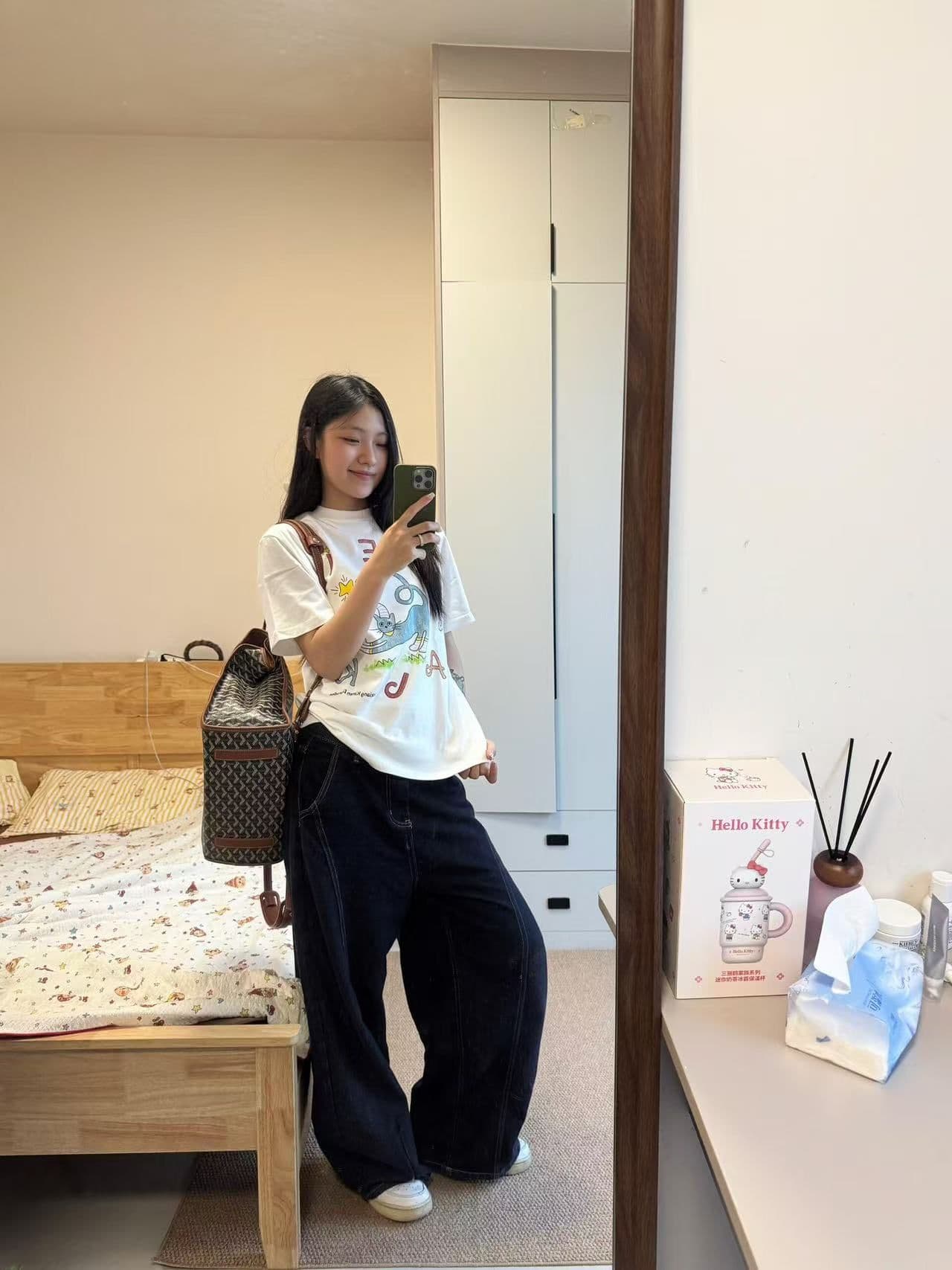 새로운 출처 생방송 품질 이후 패키지 칼라 티셔츠 고양이 프린트 맨위 이미지 3