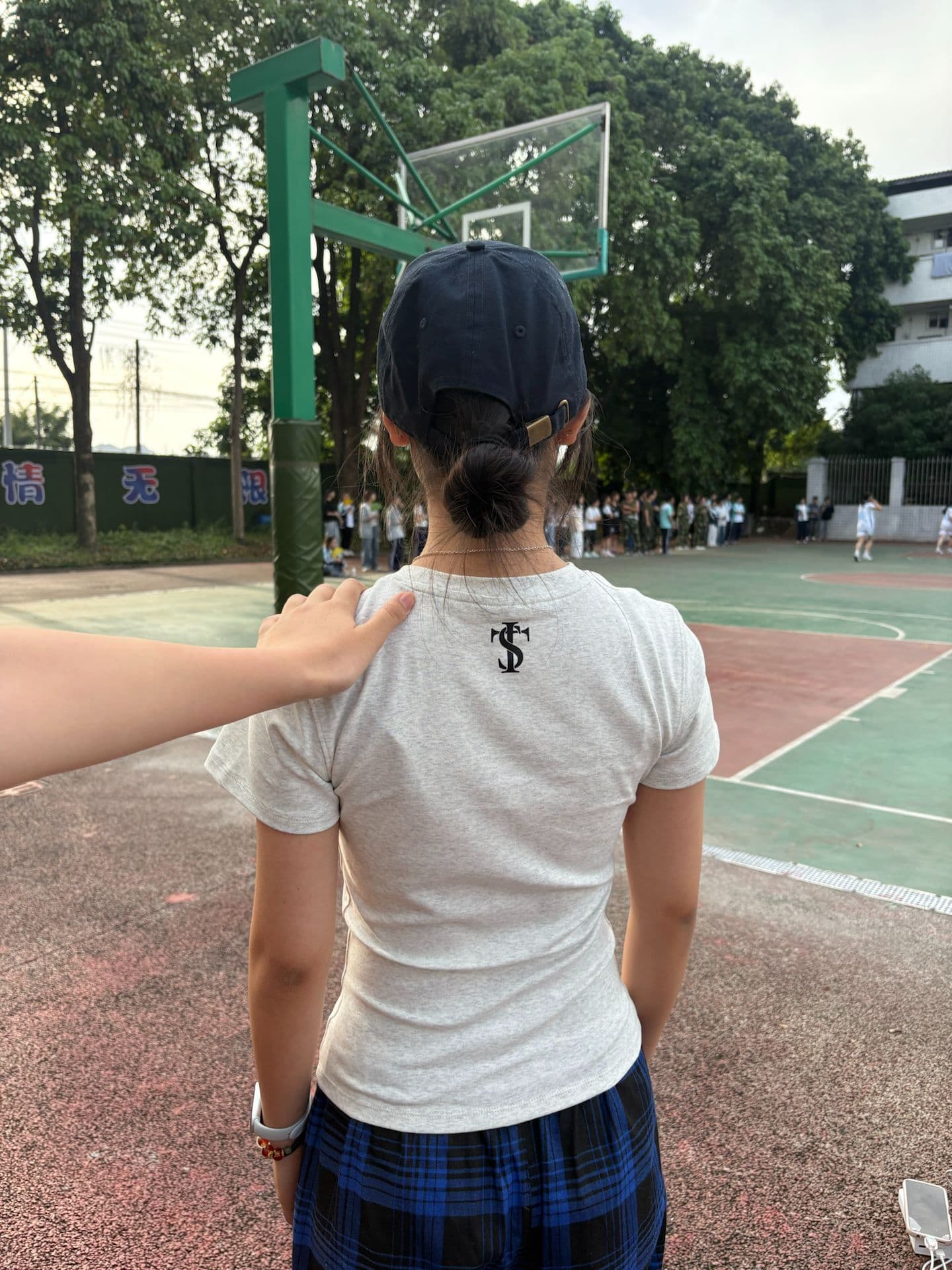 새로운 자수 네리 가게 천 몸매 가꾸기 반팔 티셔츠 여성 이미지 4