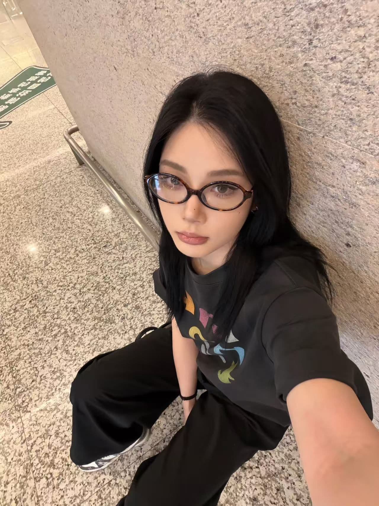 새로운 생방송 품질 이후 패키지 칼라 반팔 티셔츠 색상 알파벳 프린트 상세 이미지 6