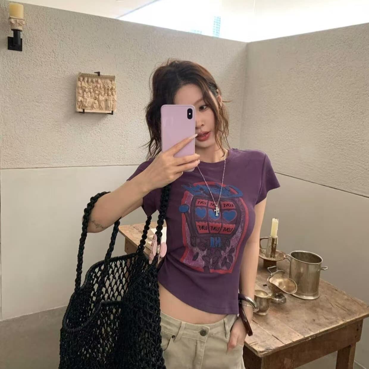 새로운 출처 생방송 품질 높은 탄력성 몸매 가꾸기 하트 알파벳 이미지 5