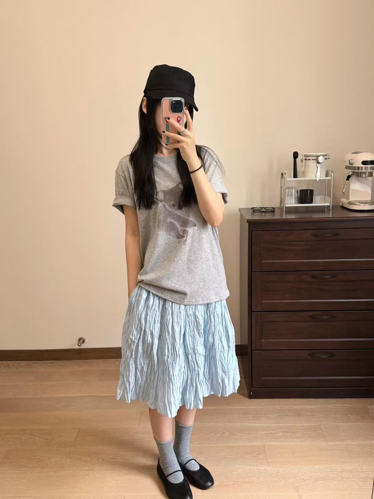 새로운 출처 생방송 품질 이후 패키지 칼라 티셔츠 시험 당겨서 프린트 맨위 이미지 2