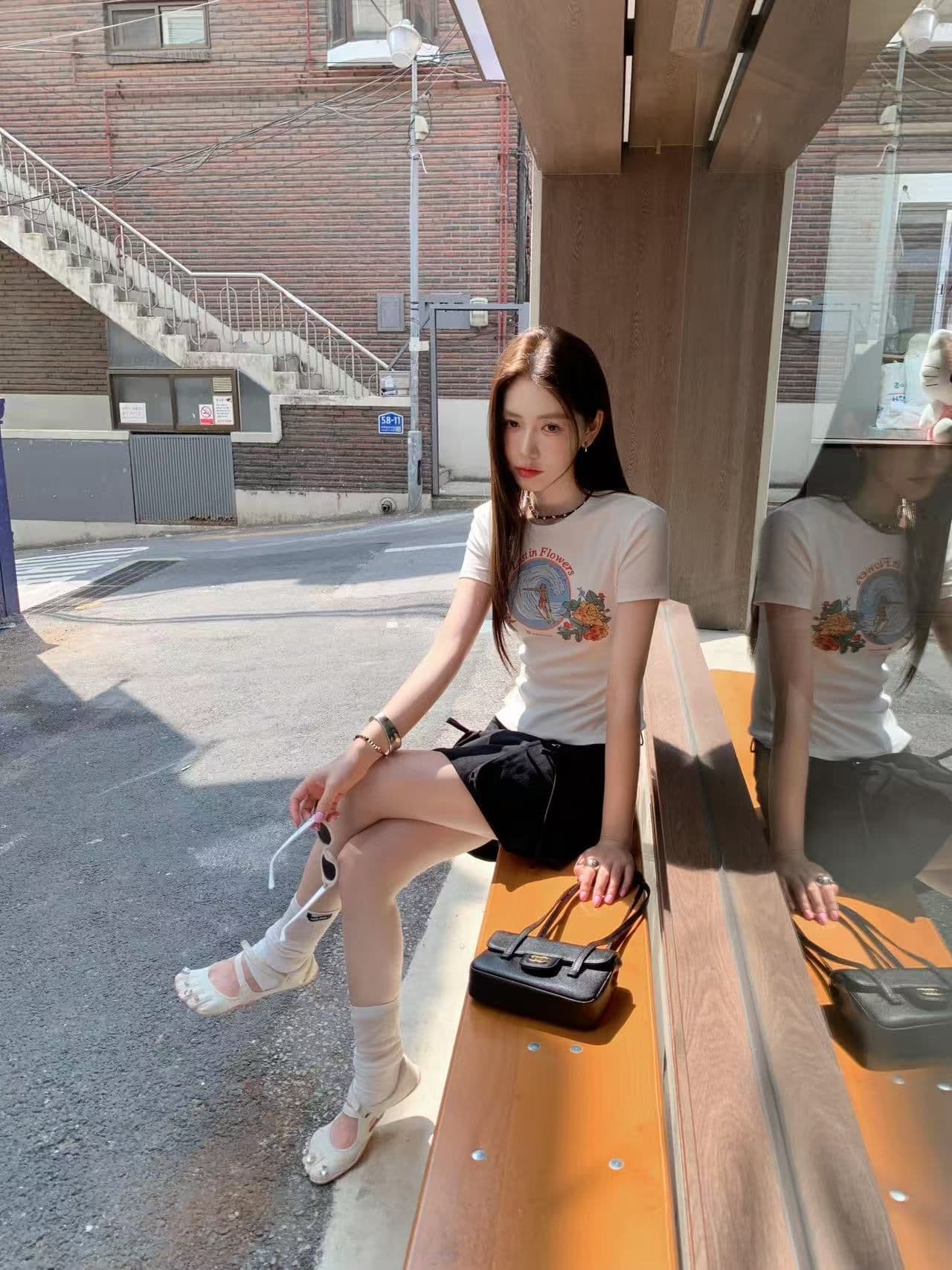새로운 출처 생방송 품질 이후 패키지 칼라 신축성 몸매 가꾸기 서핑 프린트 이미지 4