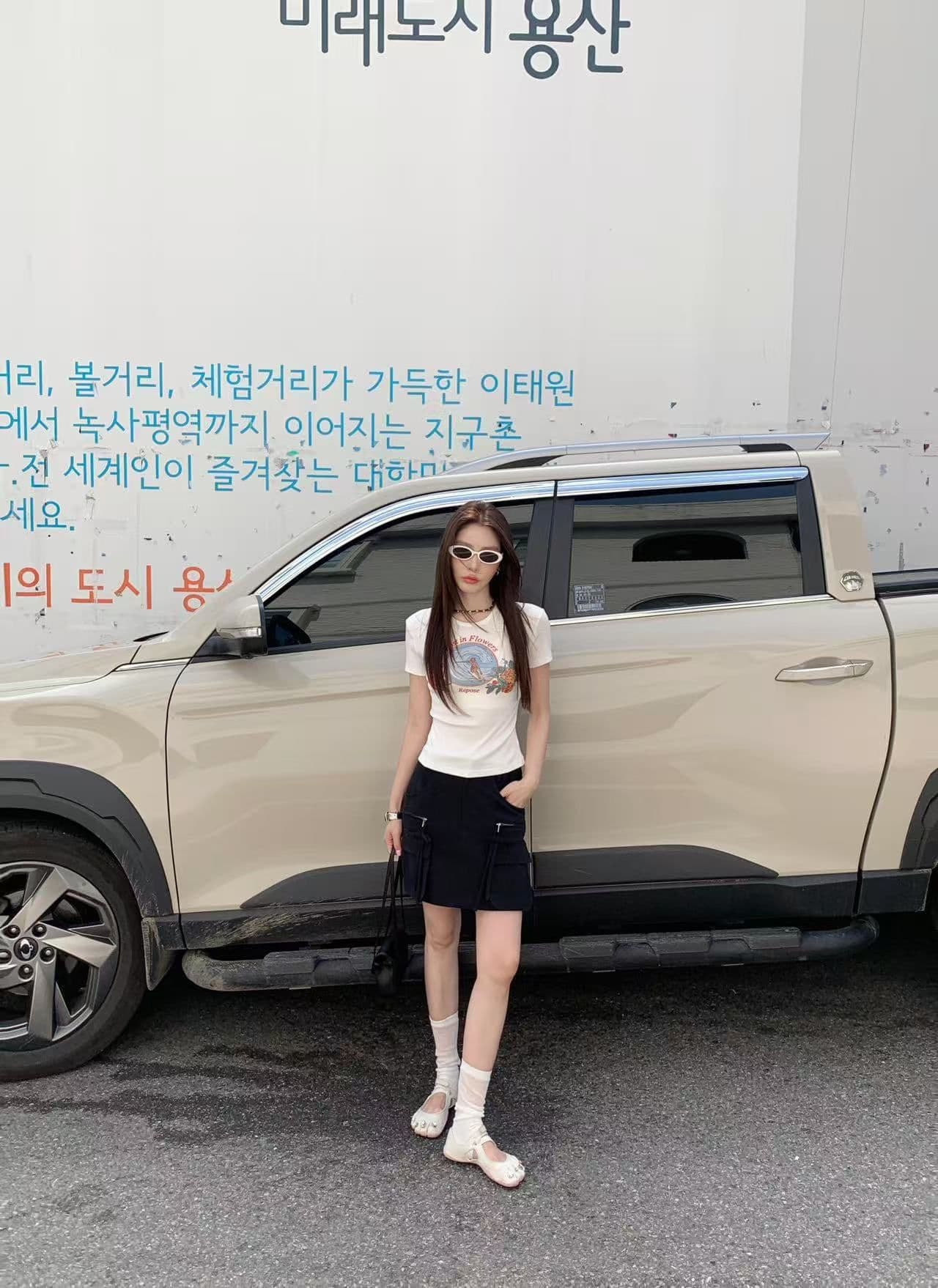 새로운 출처 생방송 품질 이후 패키지 칼라 신축성 몸매 가꾸기 서핑 프린트 상세 이미지 6