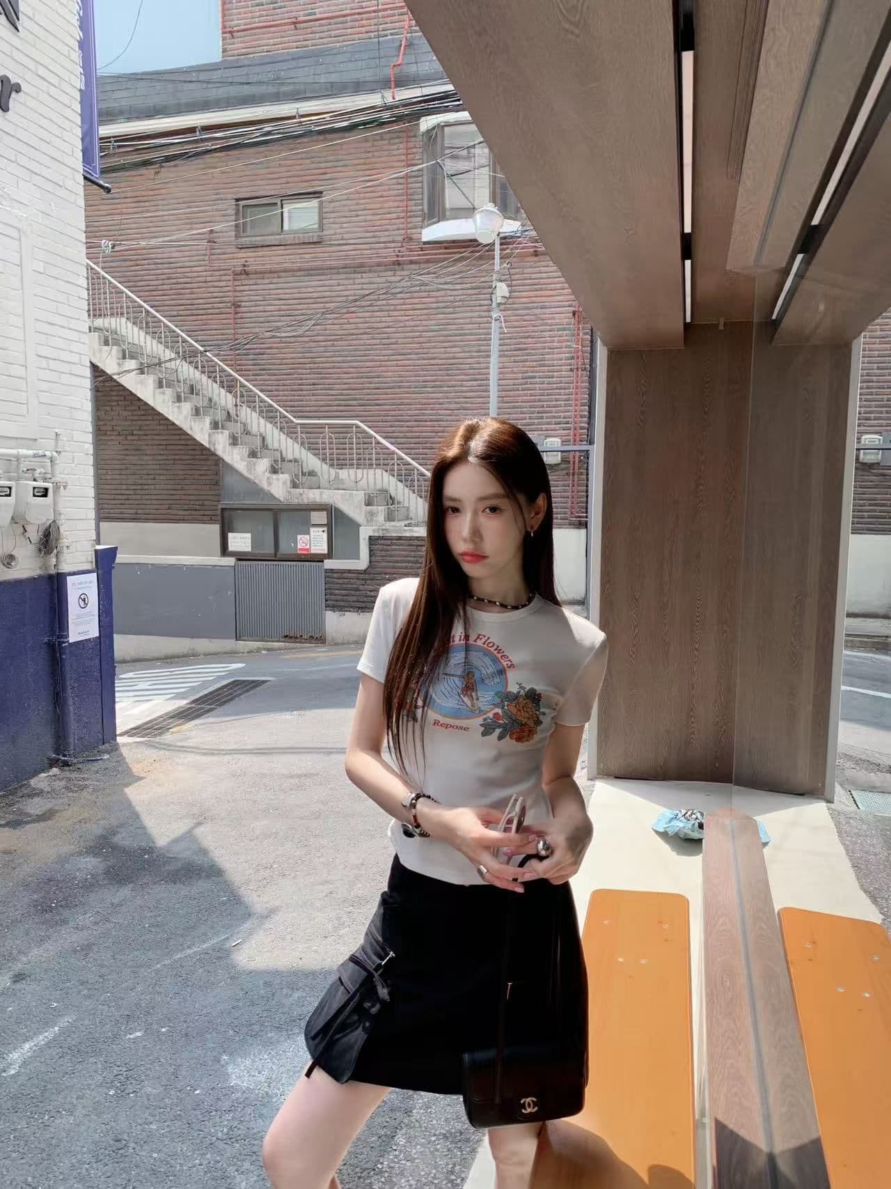 새로운 출처 생방송 품질 이후 패키지 칼라 신축성 몸매 가꾸기 서핑 프린트 상세 이미지 9