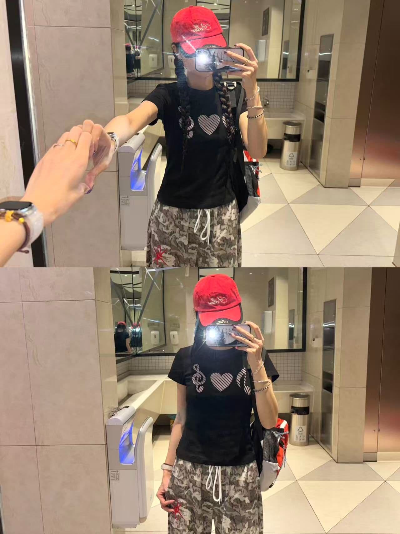 새로운 출처 생방송 품질 이후 패키지 칼라 신축성 몸매 가꾸기 참고 프린트 상세 이미지 6