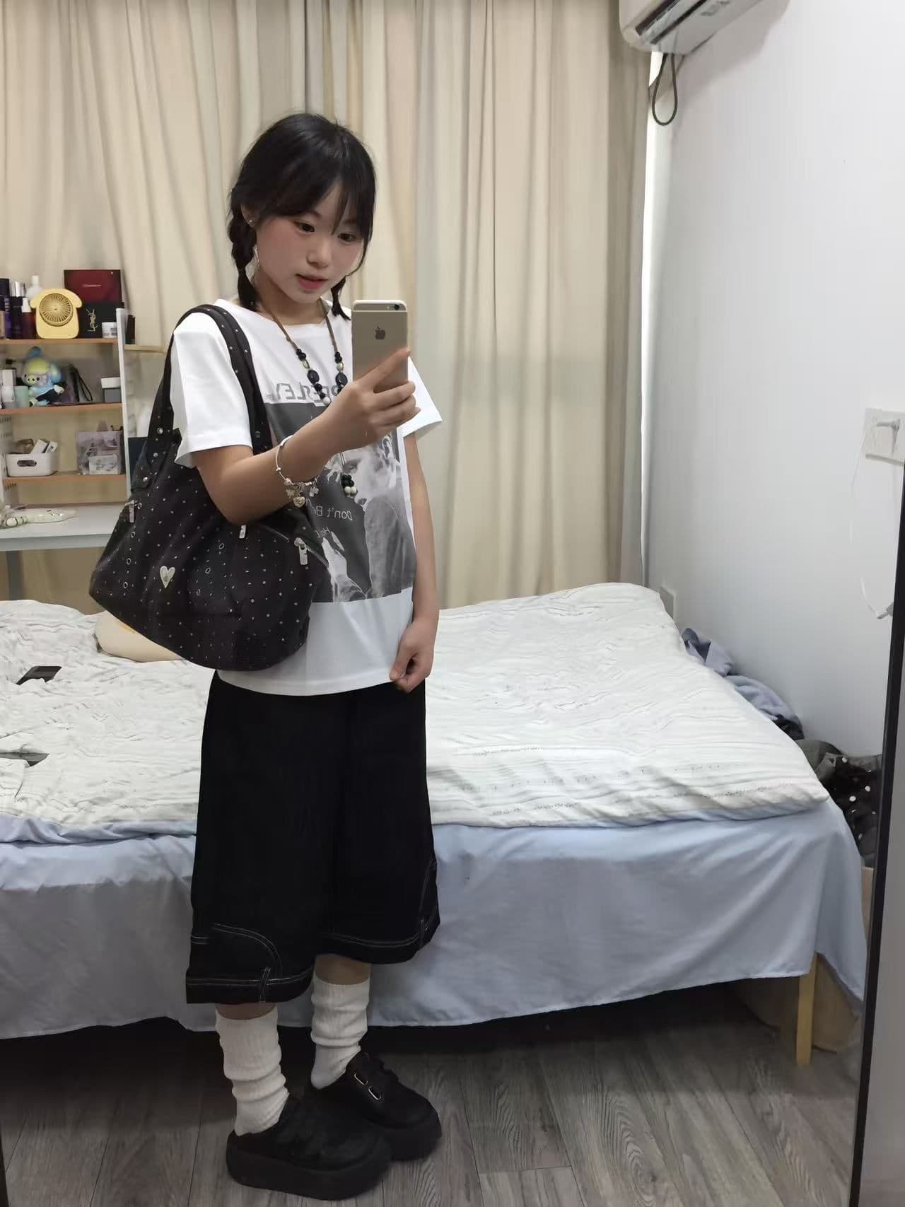 새로운 출처 생방송 품질 반팔 긍정적 인 어깨 티셔츠 가수 초상화 상세 이미지 4