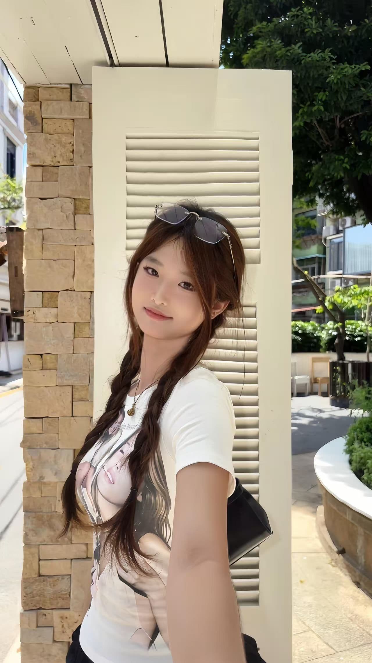 새로운 출처 생방송 품질 이후 패키지 칼라 높은 탄력성 몸매 가꾸기 초상화 프린트 이미지 3