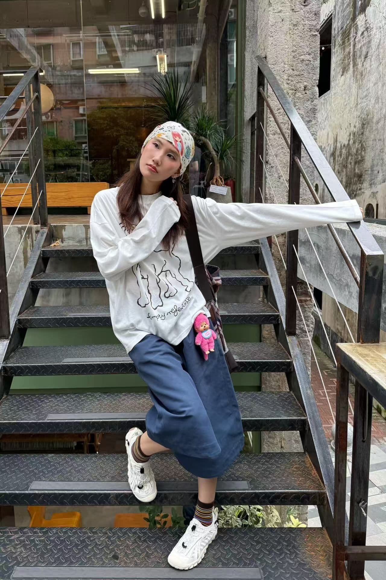 새로운 출처 생방송 품질 긴팔 태양 보호 셔츠 블라우스 개 프린트 맨위 상세 이미지 6