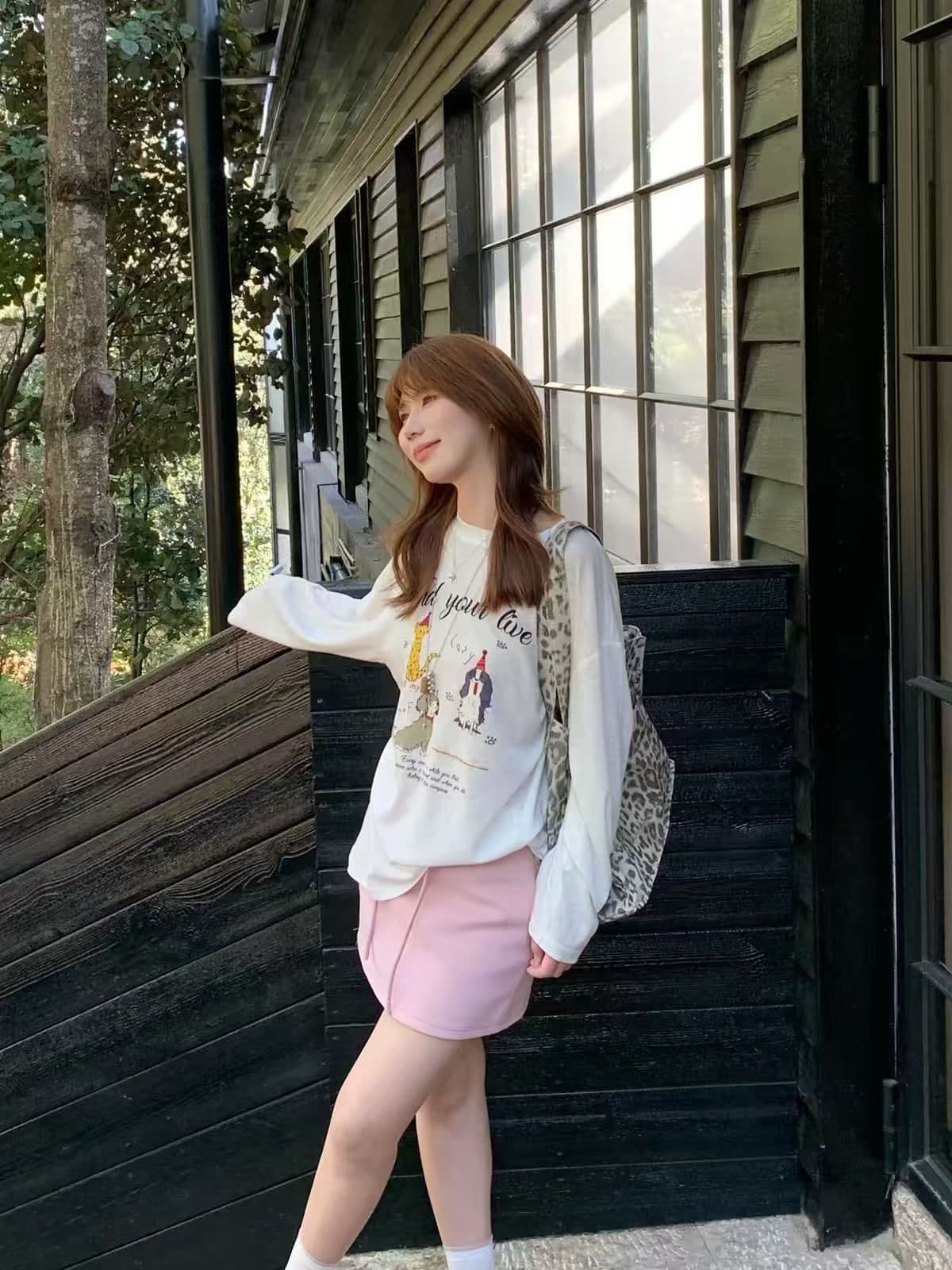 새로운 출처 생방송 품질 긴팔 태양 보호 셔츠 블라우스 개 알파벳 프린트 상세 이미지 4